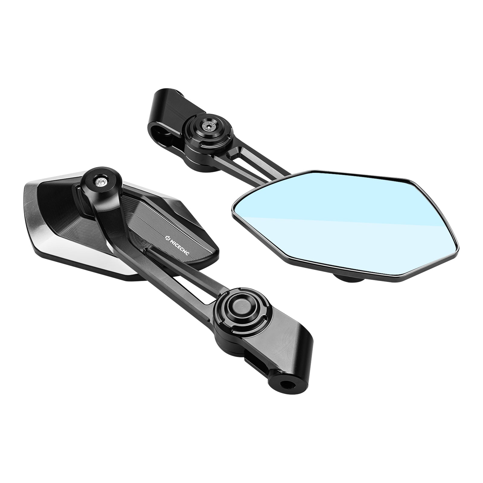 Foldable Rotatable Convex Rearview Mirrors For BMW R 1200 1250 1300 GS ADV