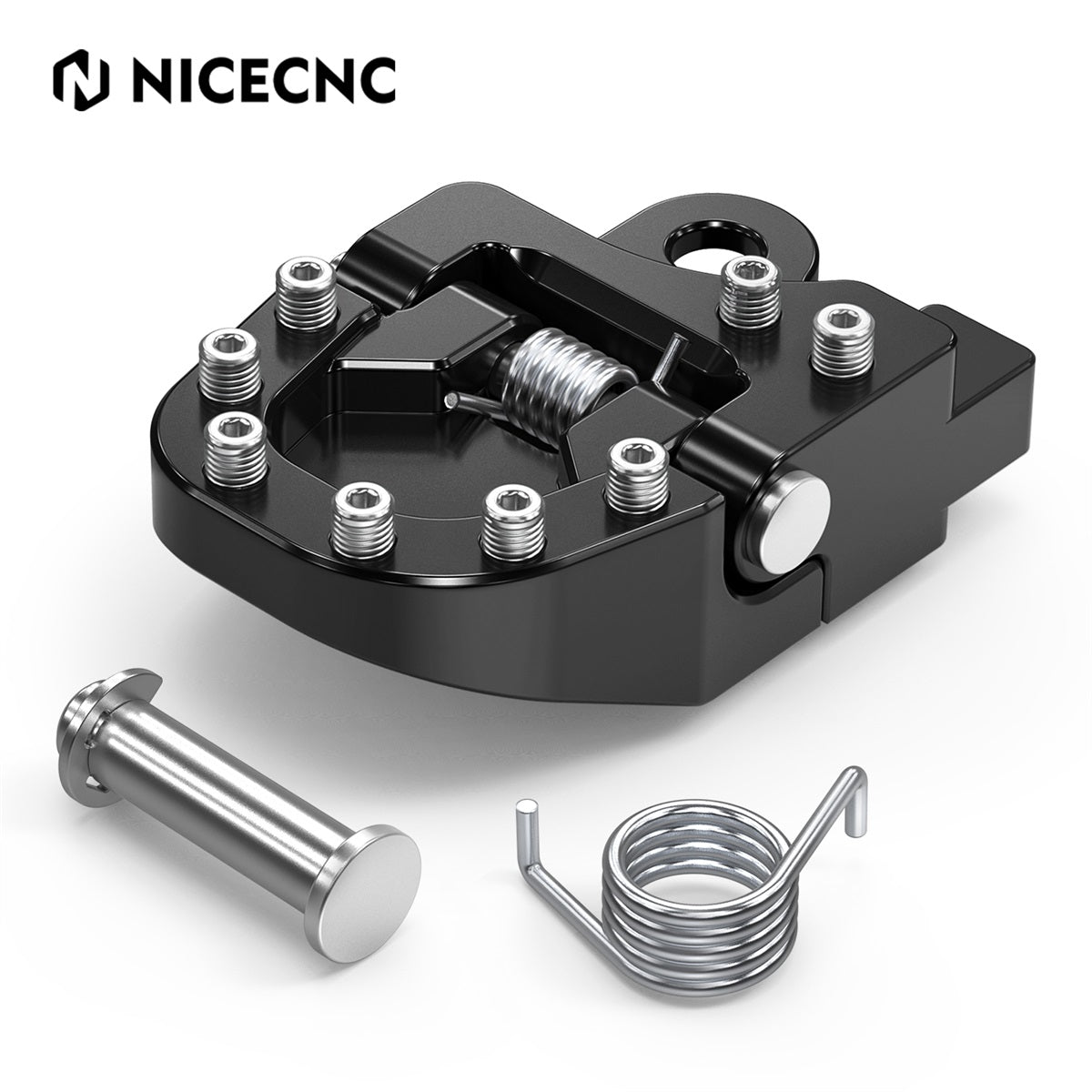 Folding Brake Pedal Lever Extension Plate Tip Pad For Suzuki DRZ400E / S / SM