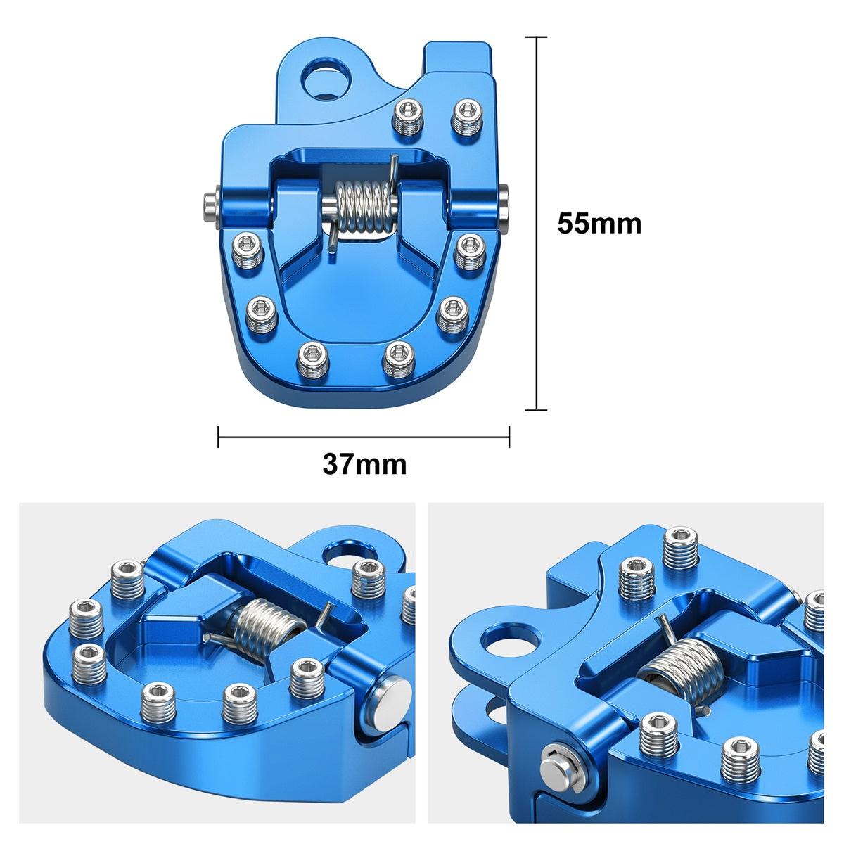 Folding Brake Pedal Lever Extension Plate Tip Pad For Suzuki DRZ400E / S / SM