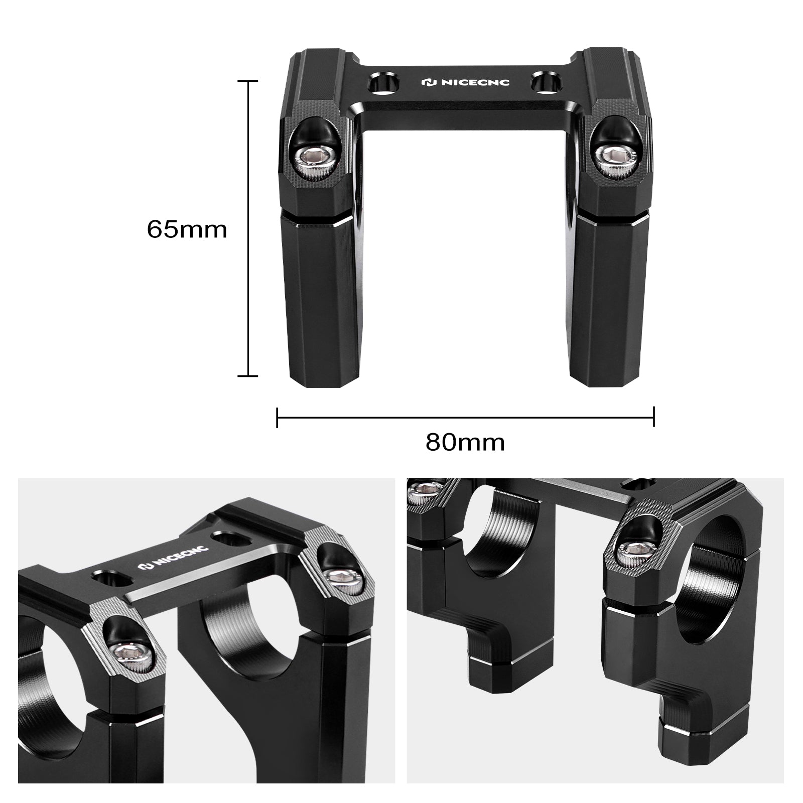 Upper Triple Clamp Top Link & Handlebar Riser For Surron Light Bee X/ S
