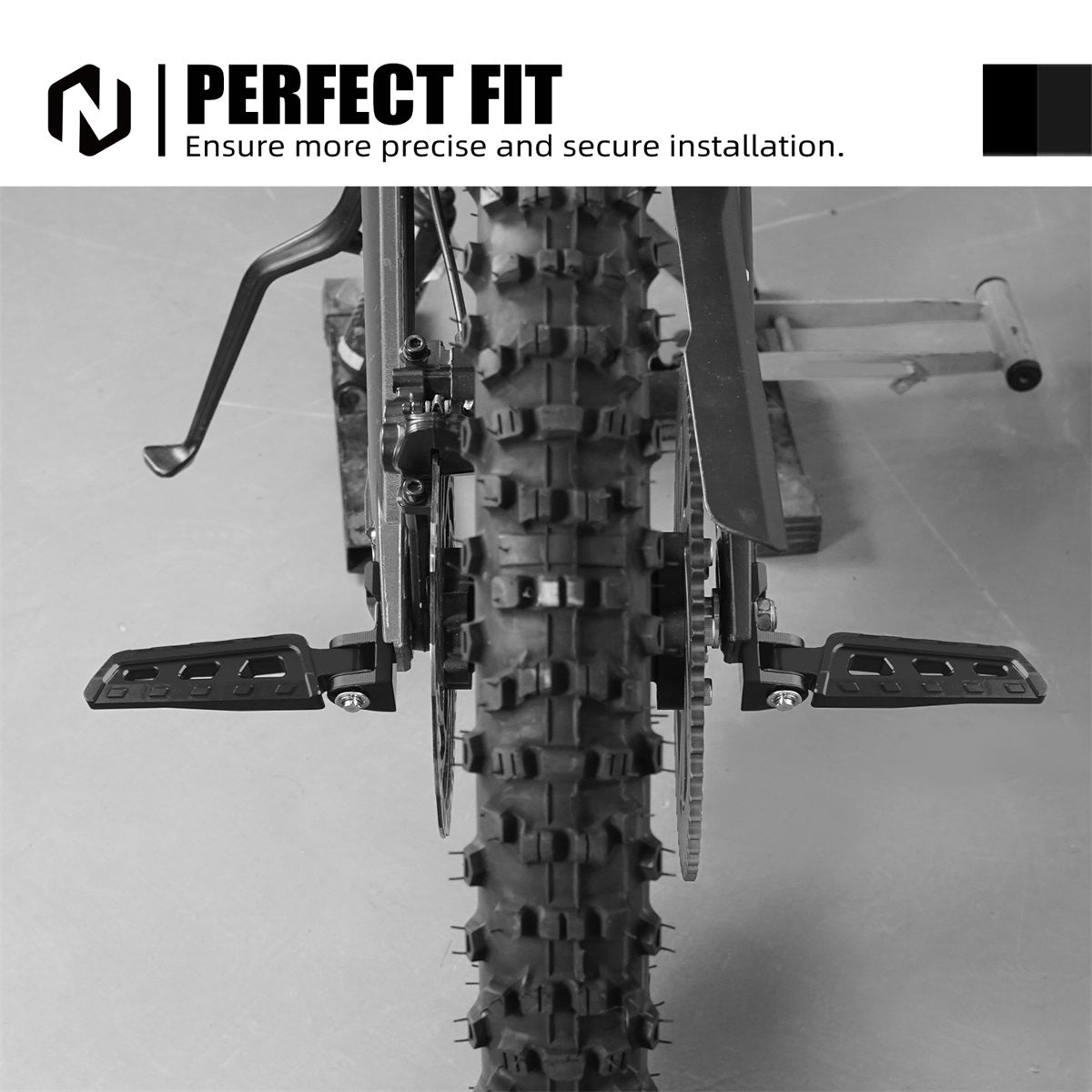 Chain Tensioner Adjuster Blocks & Rear Stunt Pegs For Surron Light Bee X/ S/ L1E Segway X160 X260