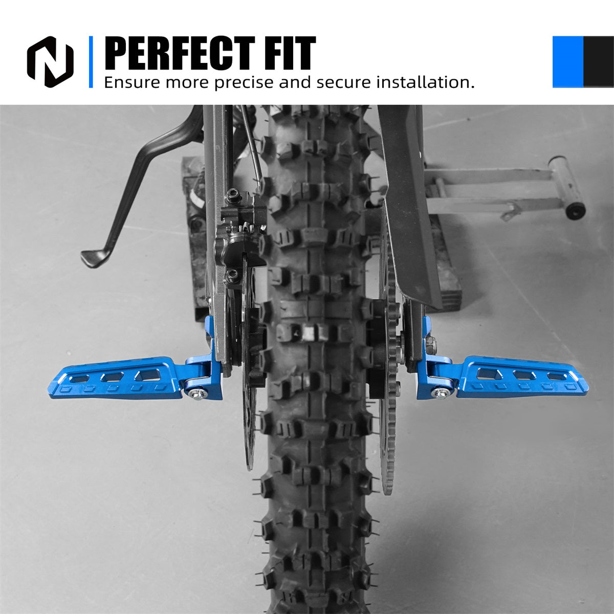 Chain Tensioner Adjuster Blocks & Rear Stunt Pegs For Surron Light Bee X/ S/ L1E Segway X160 X260