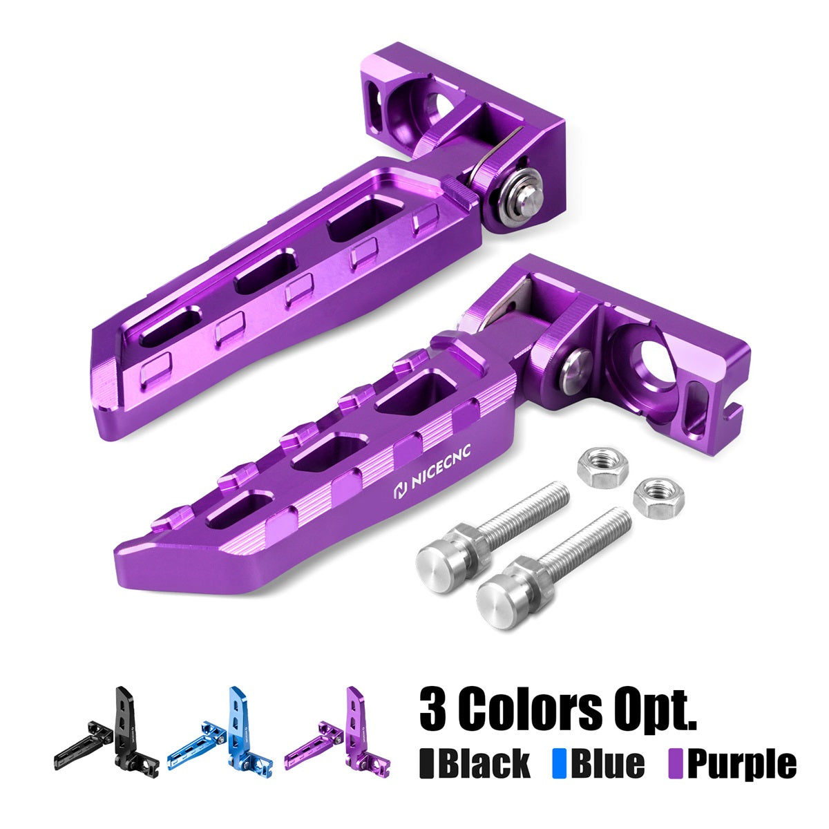 Chain Tensioner Adjuster Blocks & Rear Stunt Pegs For Surron Light Bee X/ S/ L1E Segway X160 X260