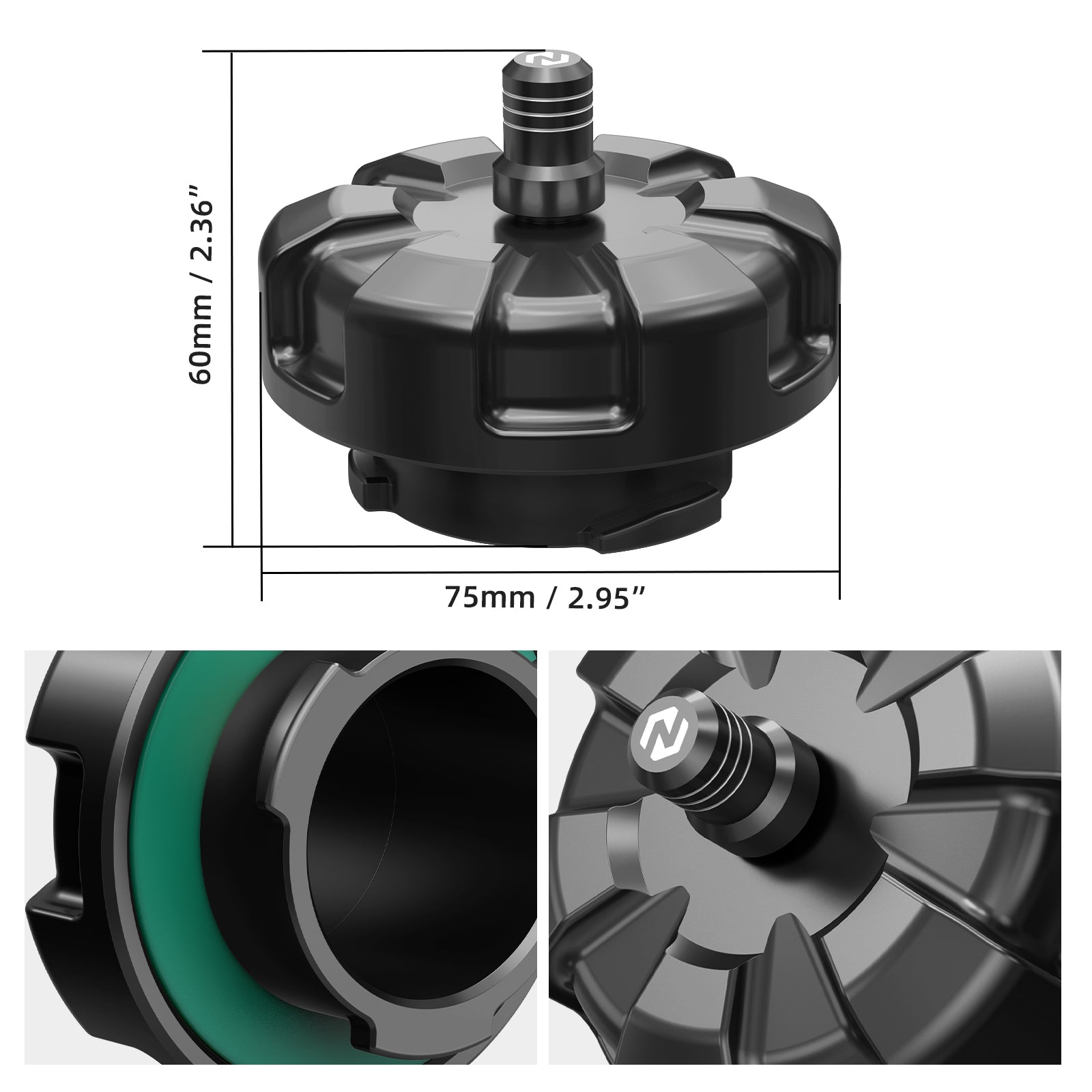 Fuel Tank Cap w/One-Way Vent Valve For Gas Gas EX 250 300 EC 350 F 2021-2026