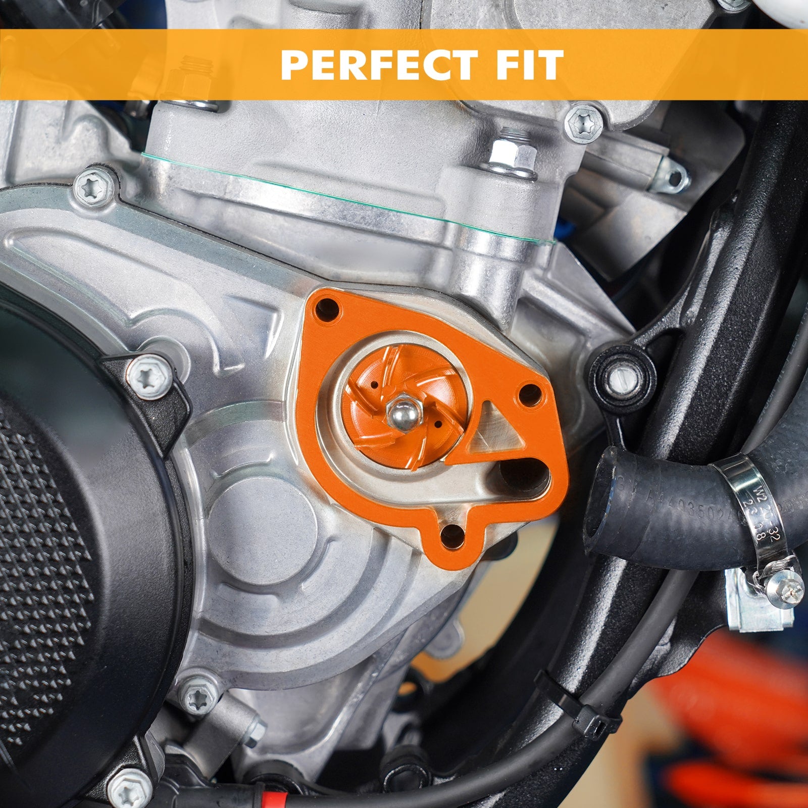 Water Pump Cooler Impeller Spacer Kit for KTM HUSQVARNA GasGas 2023-2024
