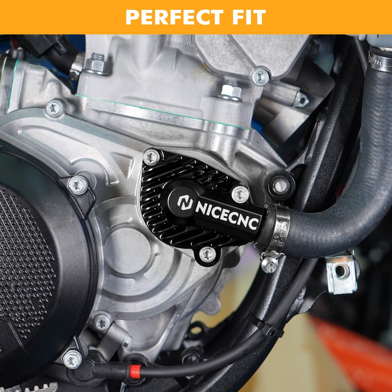 Water Pump Cover for KTM 125/250/300 SX XC Husqvarna TC125 TC250 TX300