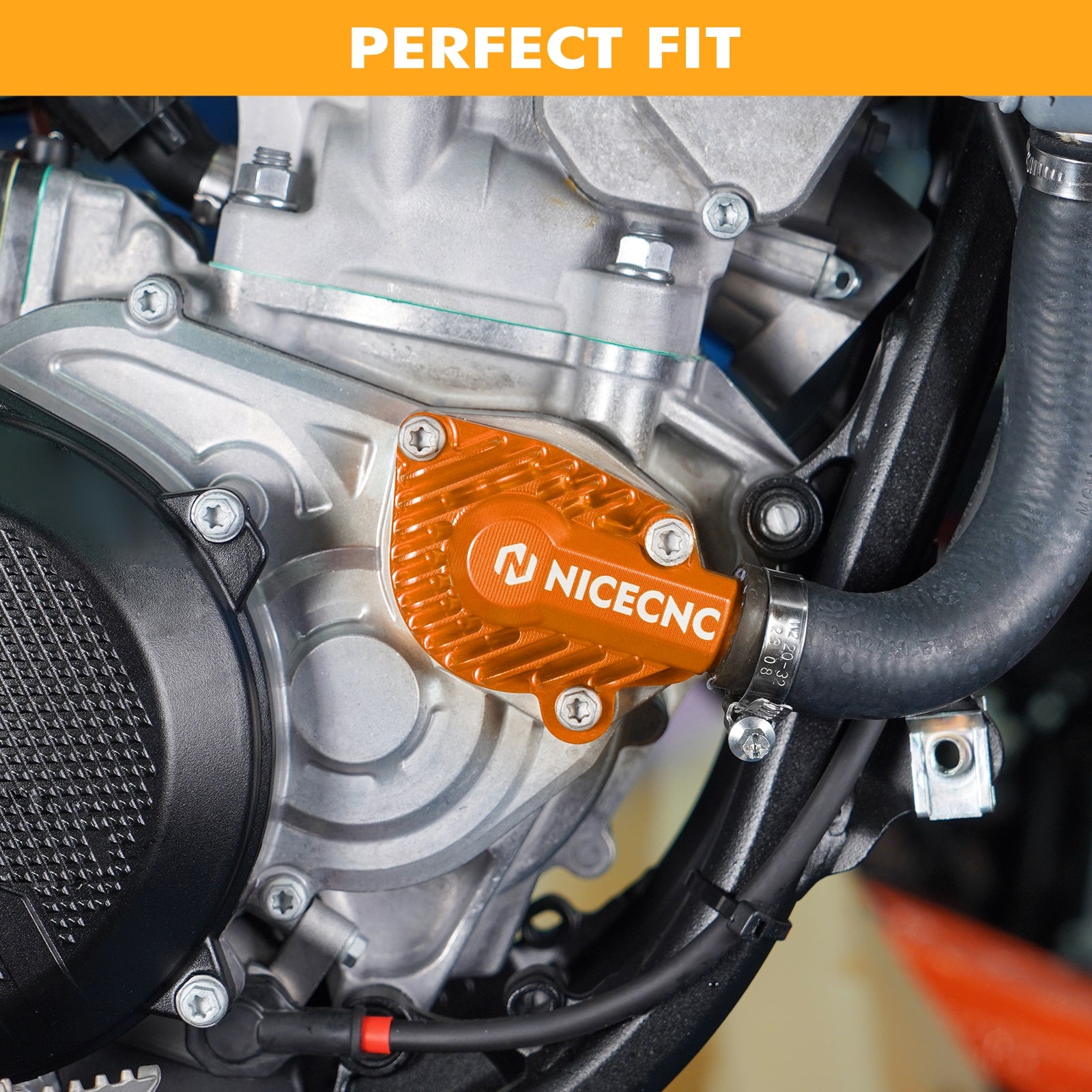 Water Pump Cover for KTM 125/250/300 SX XC Husqvarna TC125 TC250 TX300