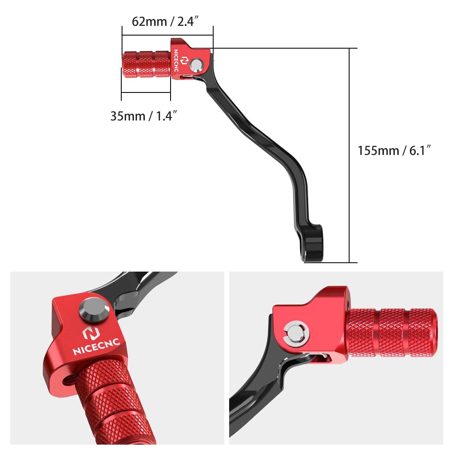 Forged Folding Gear Shift Lever For KTM Husqvarna 125-300 2023-2025 Gas Gas 125-350 2024