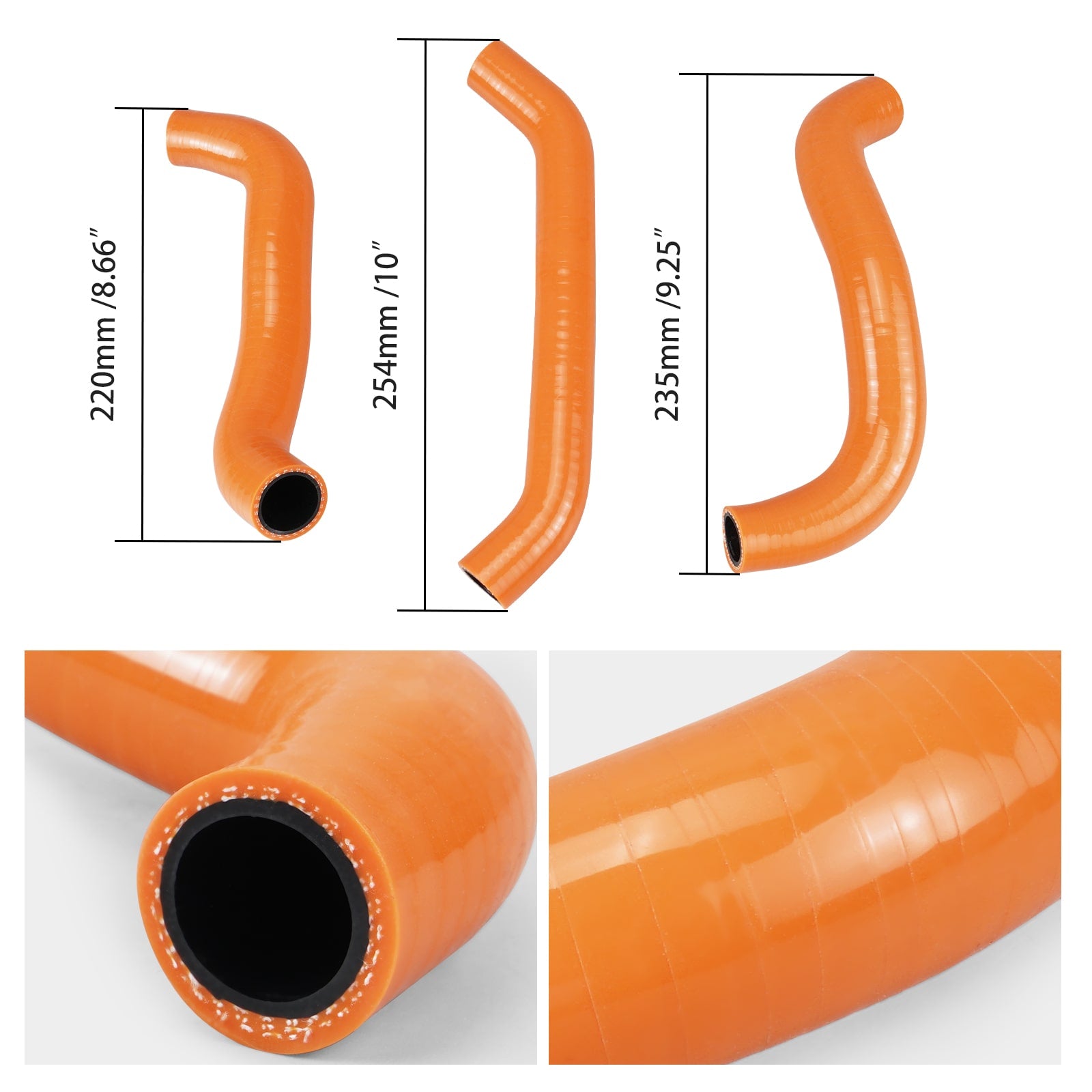 Silicone Radiator Coolant Hose Kit For KTM 350 EXC-F 2024