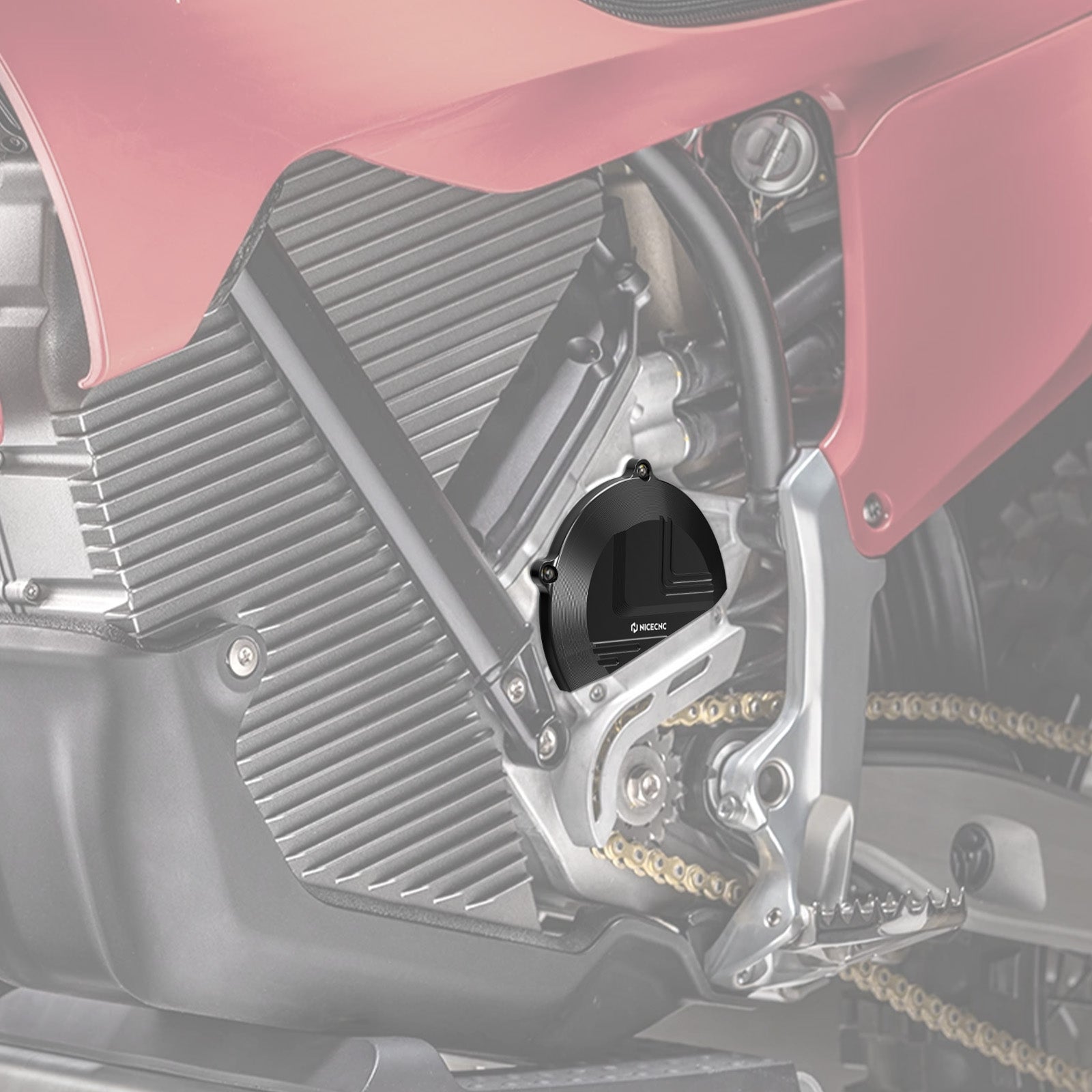 Left Motor Cover Guard For Stark Varg MX / EX 2024-2025