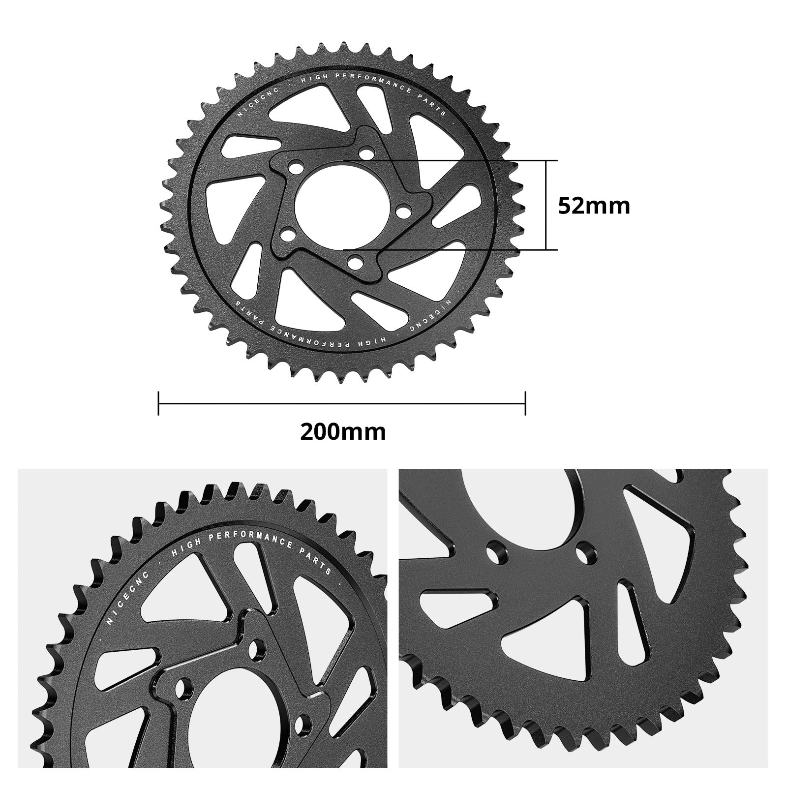48T Rear Sprocket For Surron Light Bee X/ S/ L1E Segway X160 X260