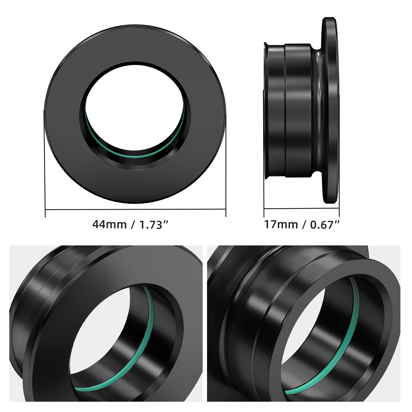 Rear Wheel Spacers Hub Collars Kit For Stark Varg EX MX 2024-2025