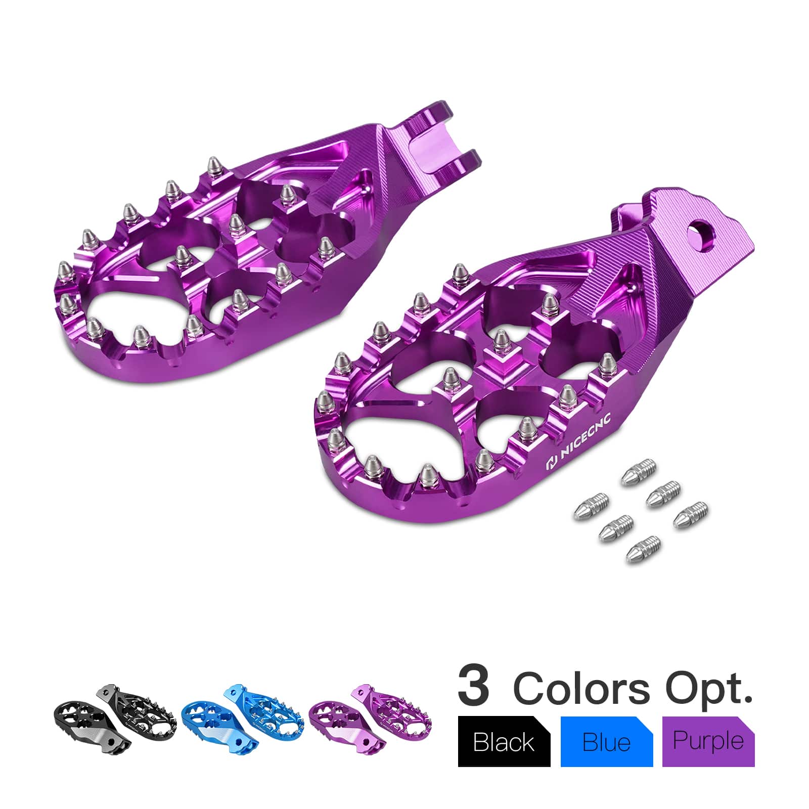 Enlarged Foot Pegs Footrest For Surron Light Bee X/ S/ L1E Segway X160 X260