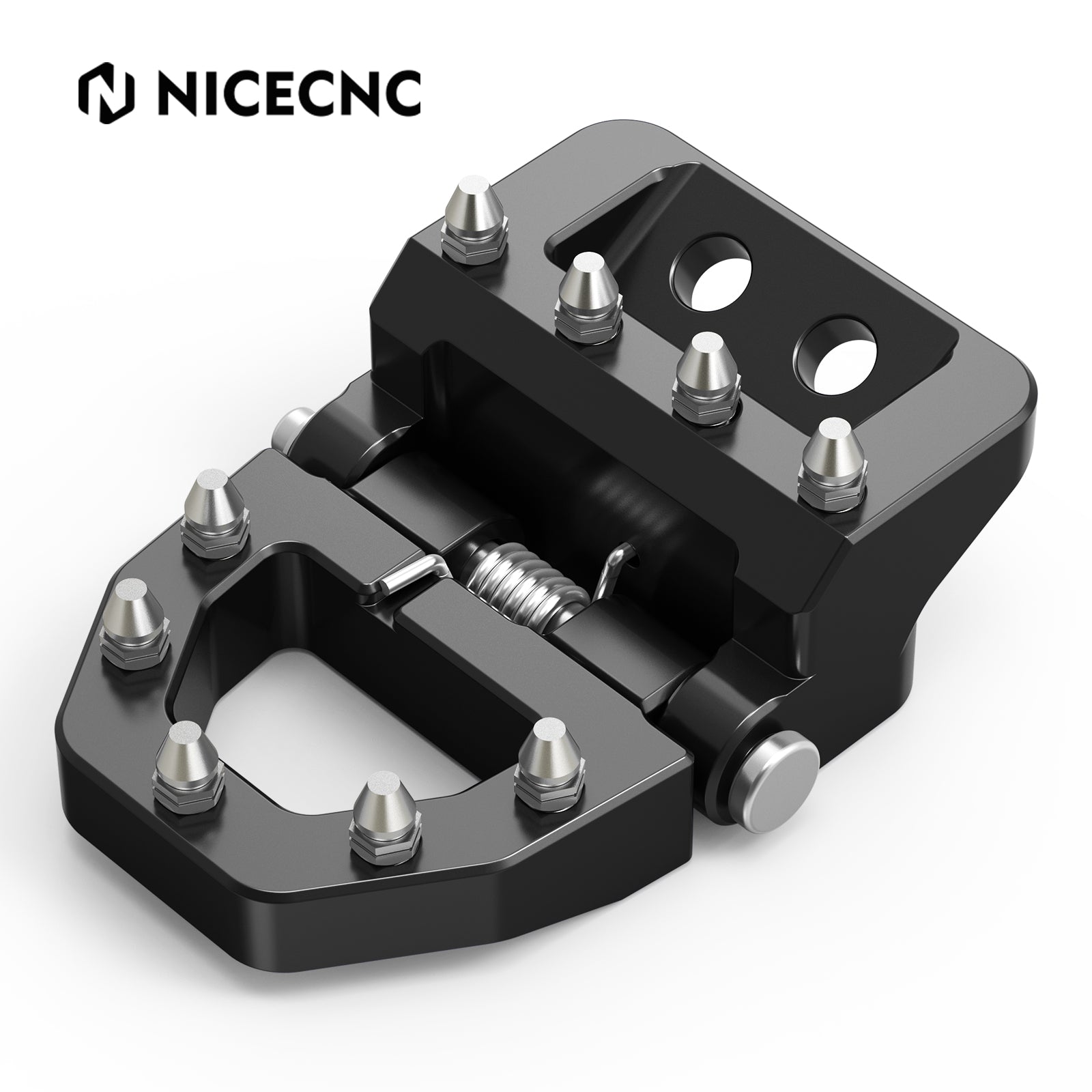 Folding Dual Control Stepped Brake Pedal Plate Tip For KTM 350 500 EXC-F 2017-2024