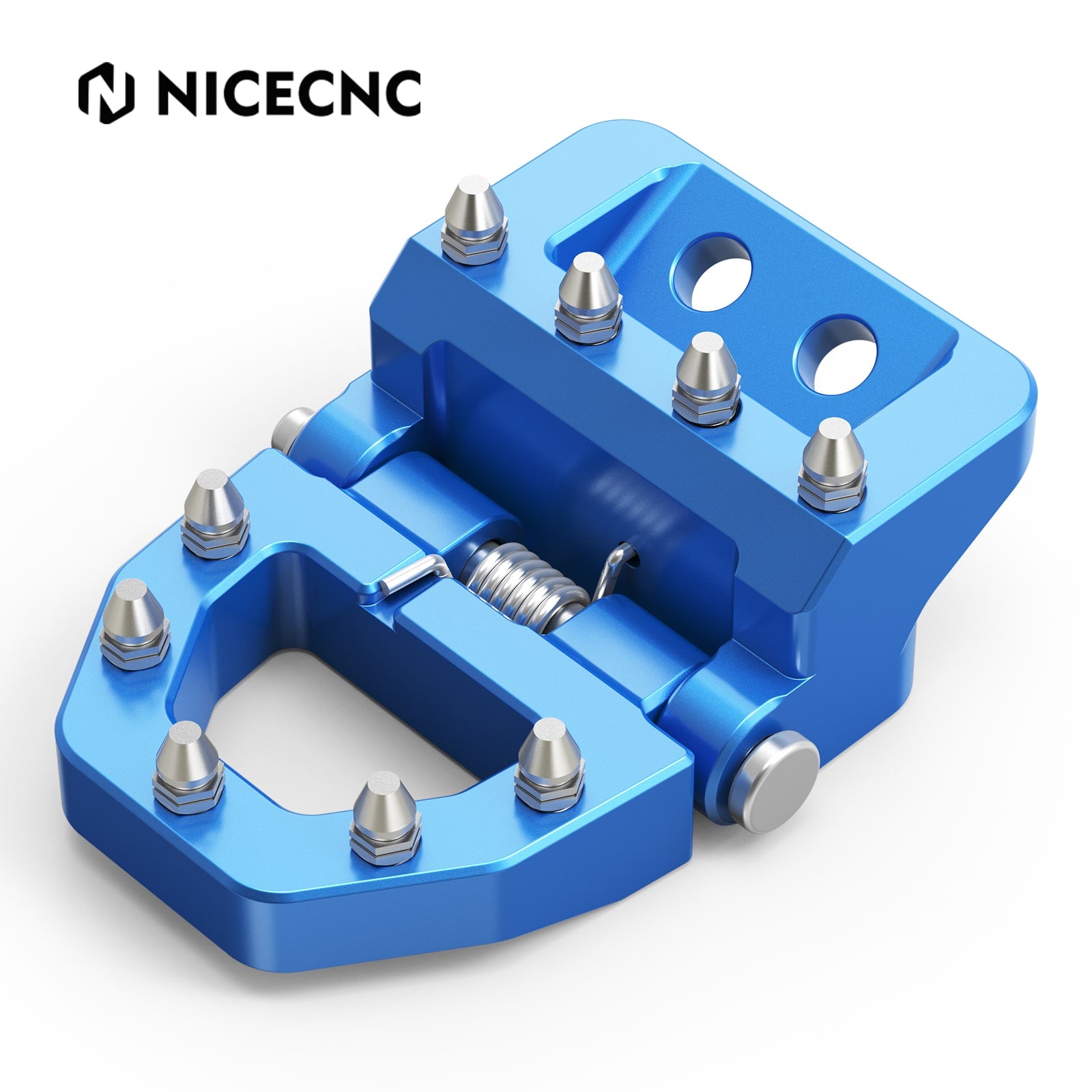 Folding Dual Control Stepped Brake Pedal Plate Tip For KTM 350 500 EXC-F 2017-2024