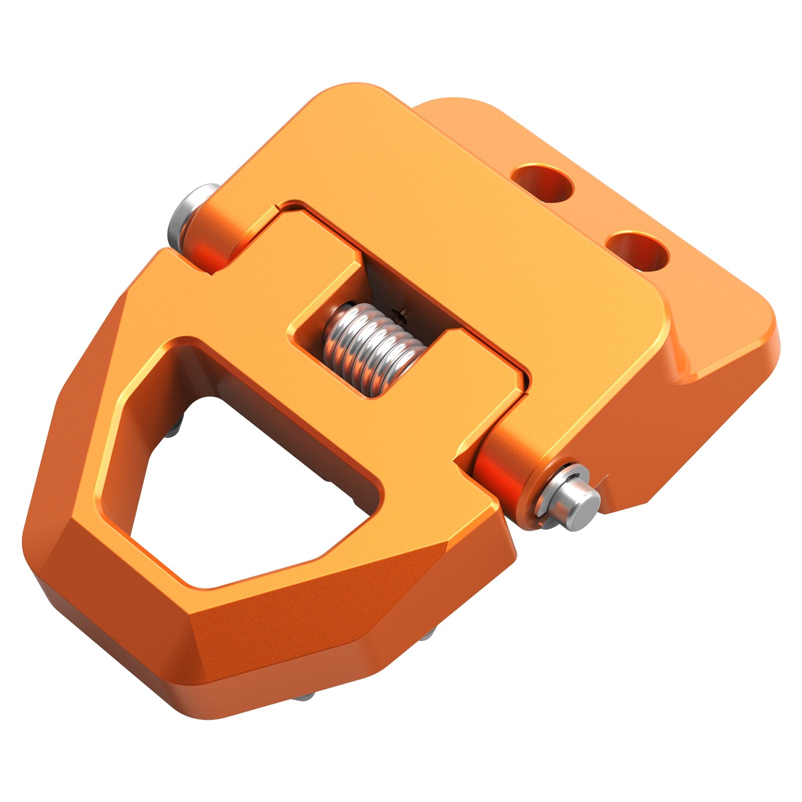 Folding Dual Control Stepped Brake Pedal Plate Tip For KTM 350 500 EXC-F 2017-2024