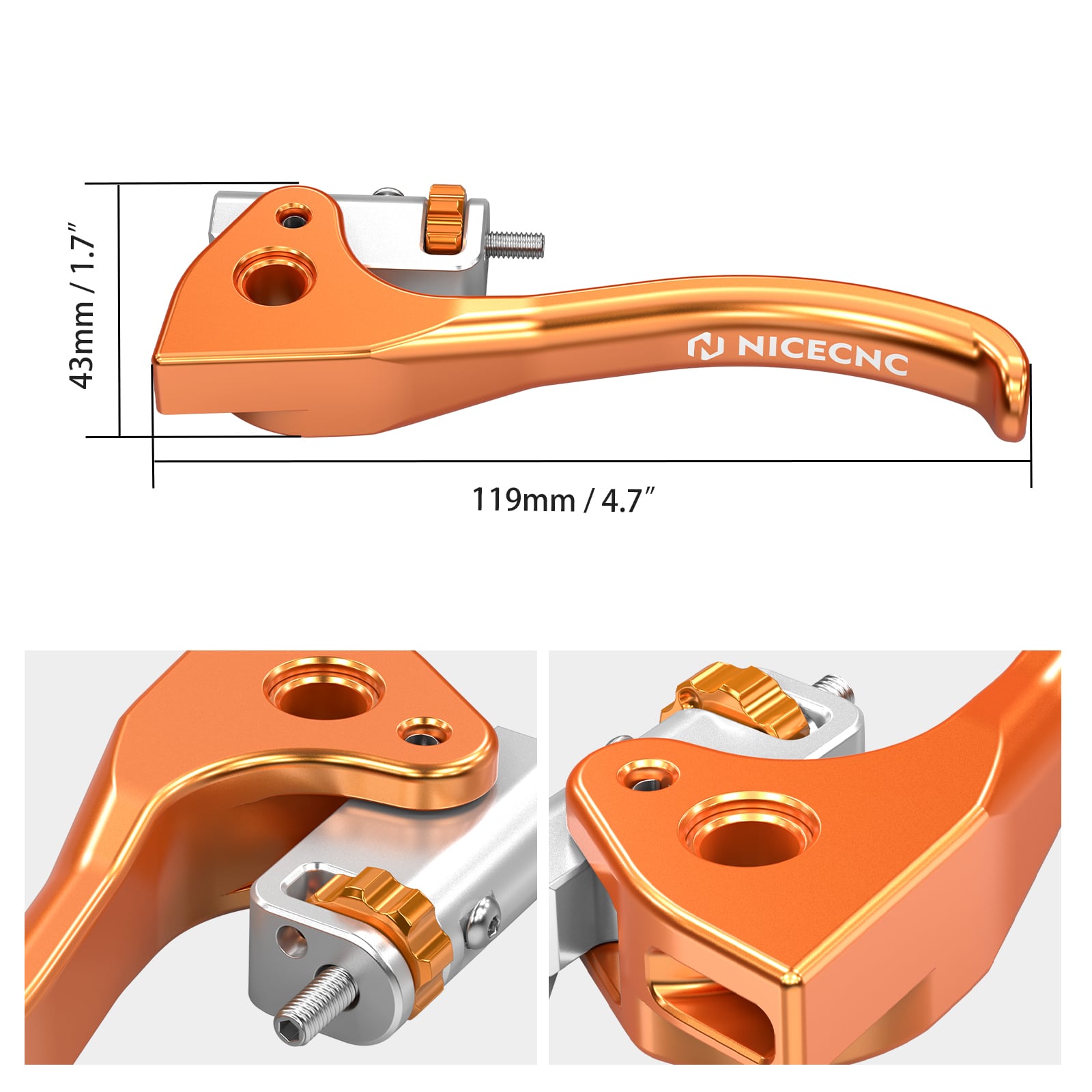Shorty Clutch Lever For KTM Husqvarna Gas Gas Beta Sherco Triumph
