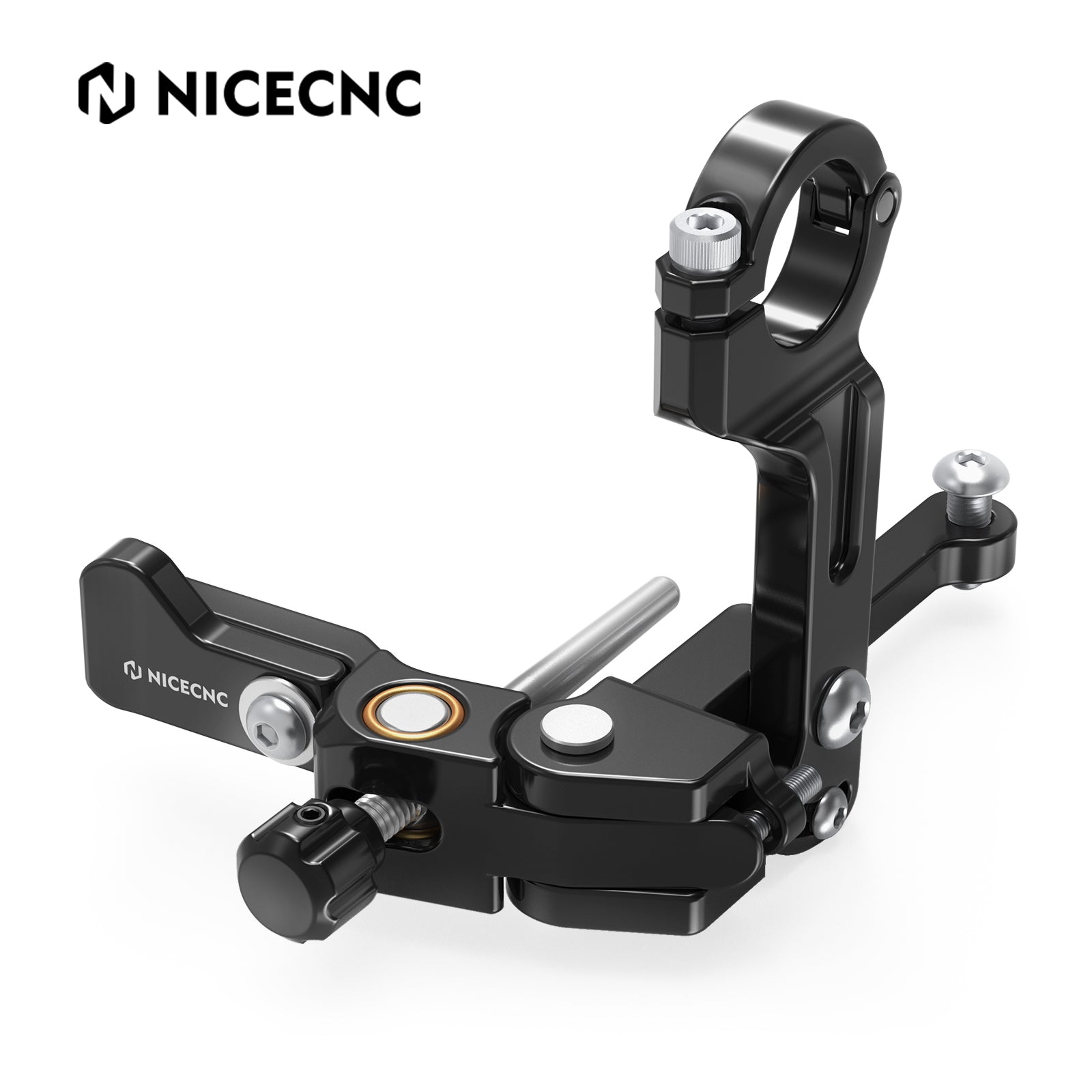Universal Left Thumb Brake Assembly For 125cc to 1400cc Road Track Super Adventure Bikes
