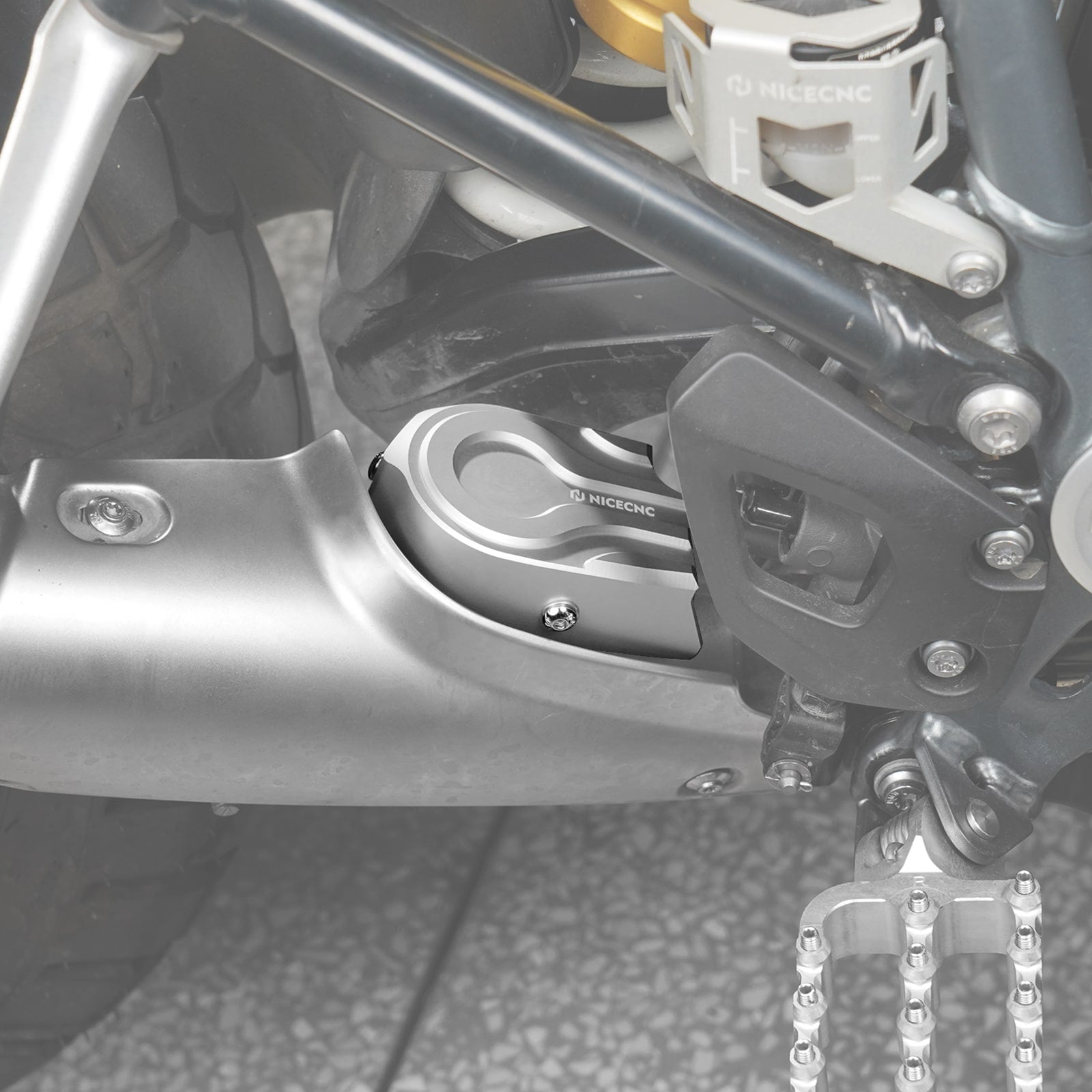 Exhaust Flap Cover For BMW R1250GS 2019-2023