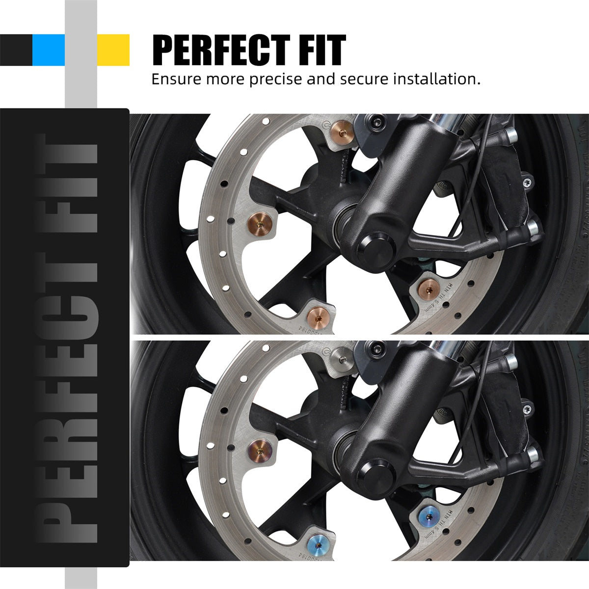 Front Brake Rotor Disc Hardware Bolts Kit For Harley Sportster S Pan America 1250 2021-2024