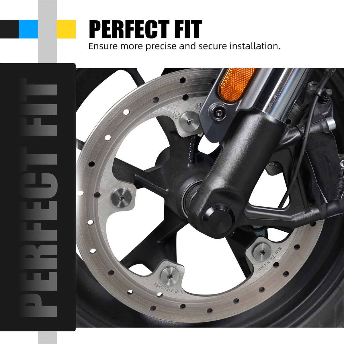 Front Brake Rotor Disc Hardware Bolts Kit For Harley Sportster S Pan America 1250 2021-2024