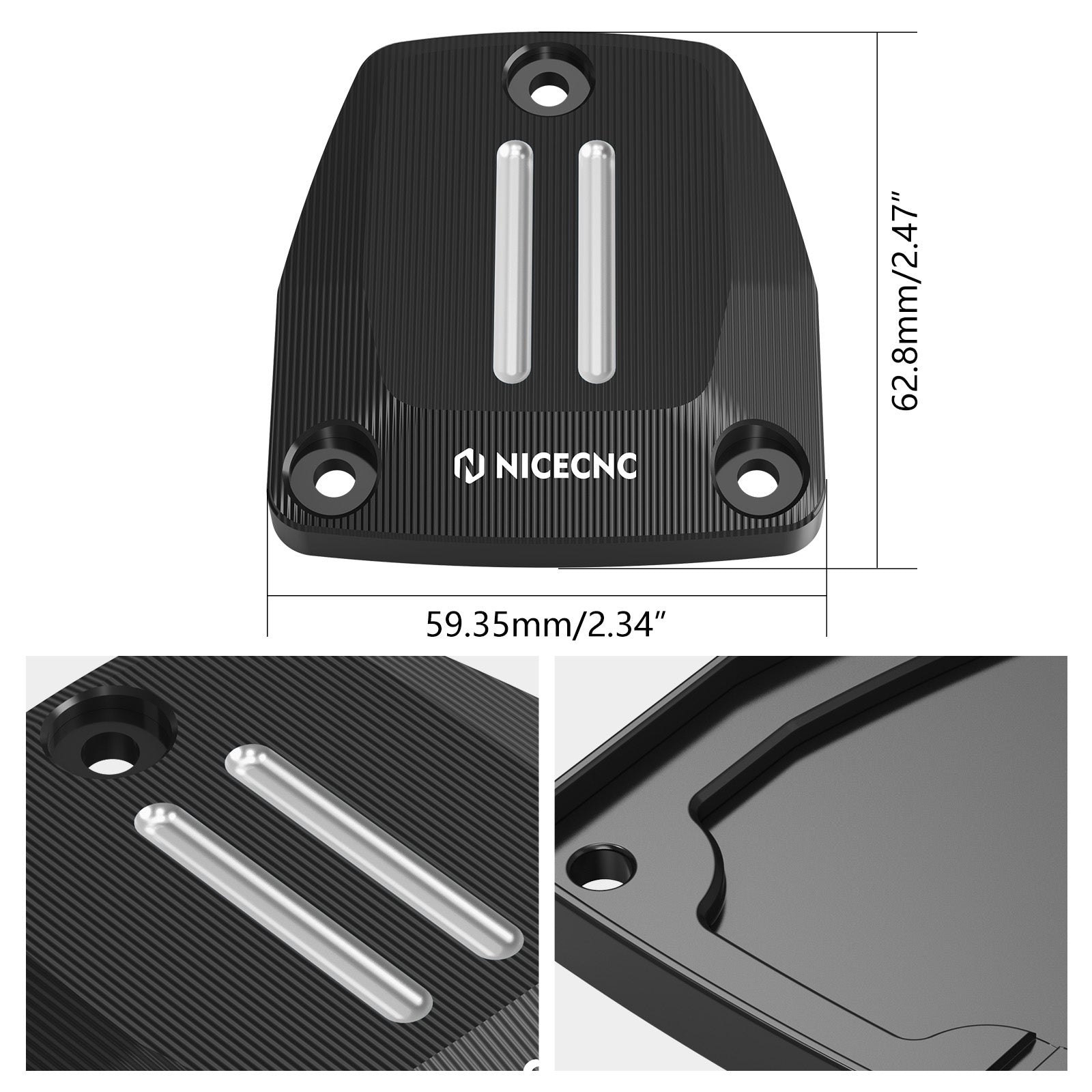 Front Brake Reservoir Master Cylinder Cover For Harley Sportster S 1250 Nightster
