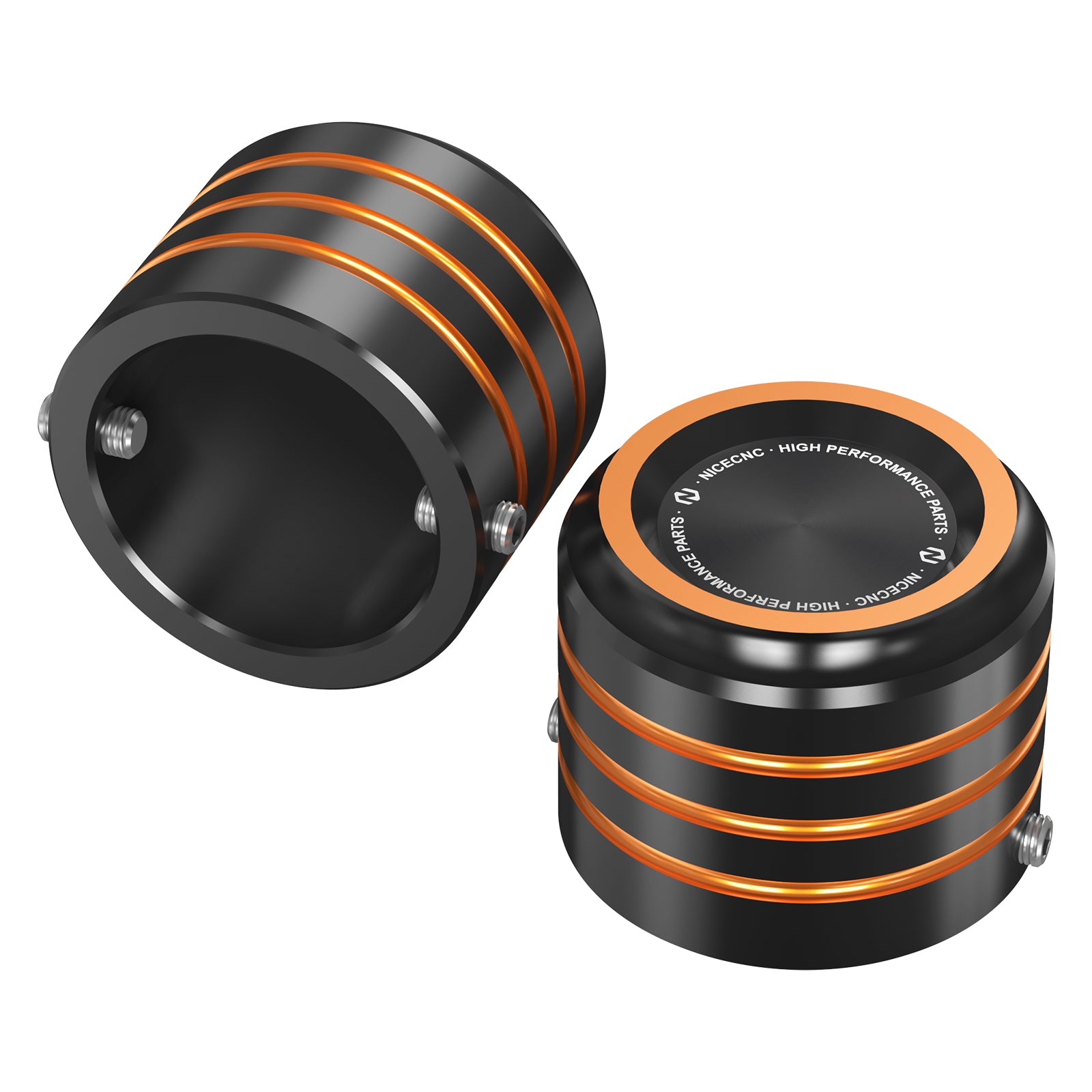 Front Axle Nut Covers Caps For Harley Sportster 1200 48 72 XL Iron 883 Roadster