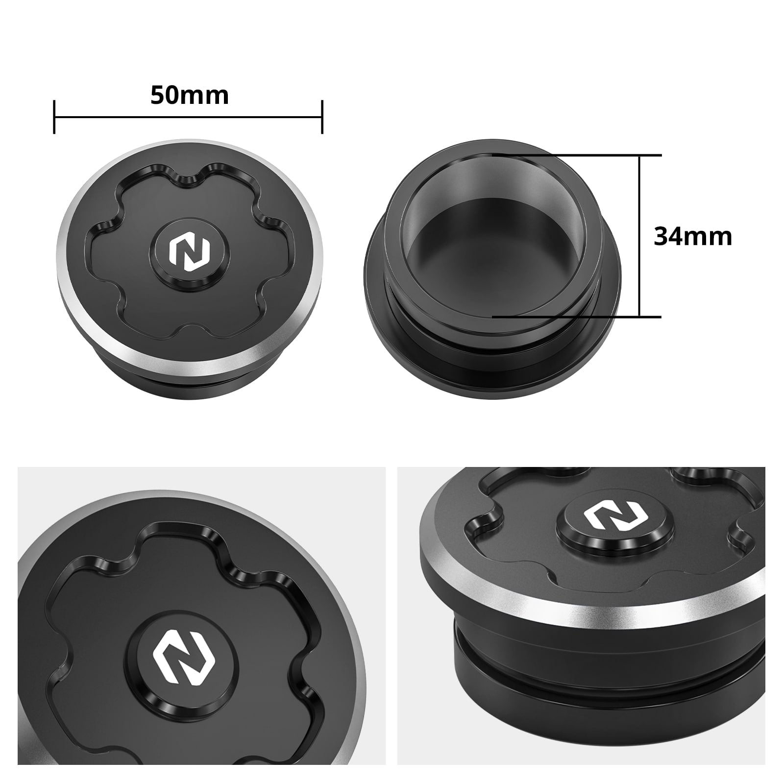 Pair Swingarm Hole Frame Plugs Caps For Harley Sportster S 1250 2021-2024