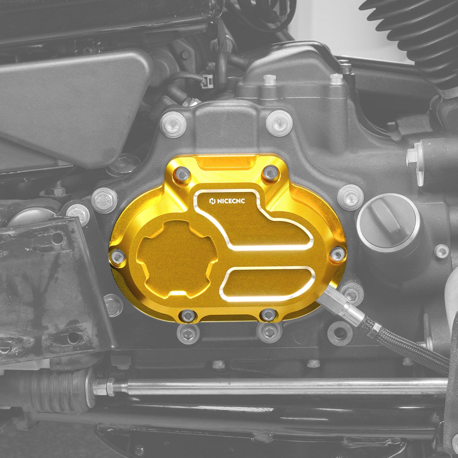 Transmission Side Cover For Harley Dyna Twin Cam Models 2006-2017