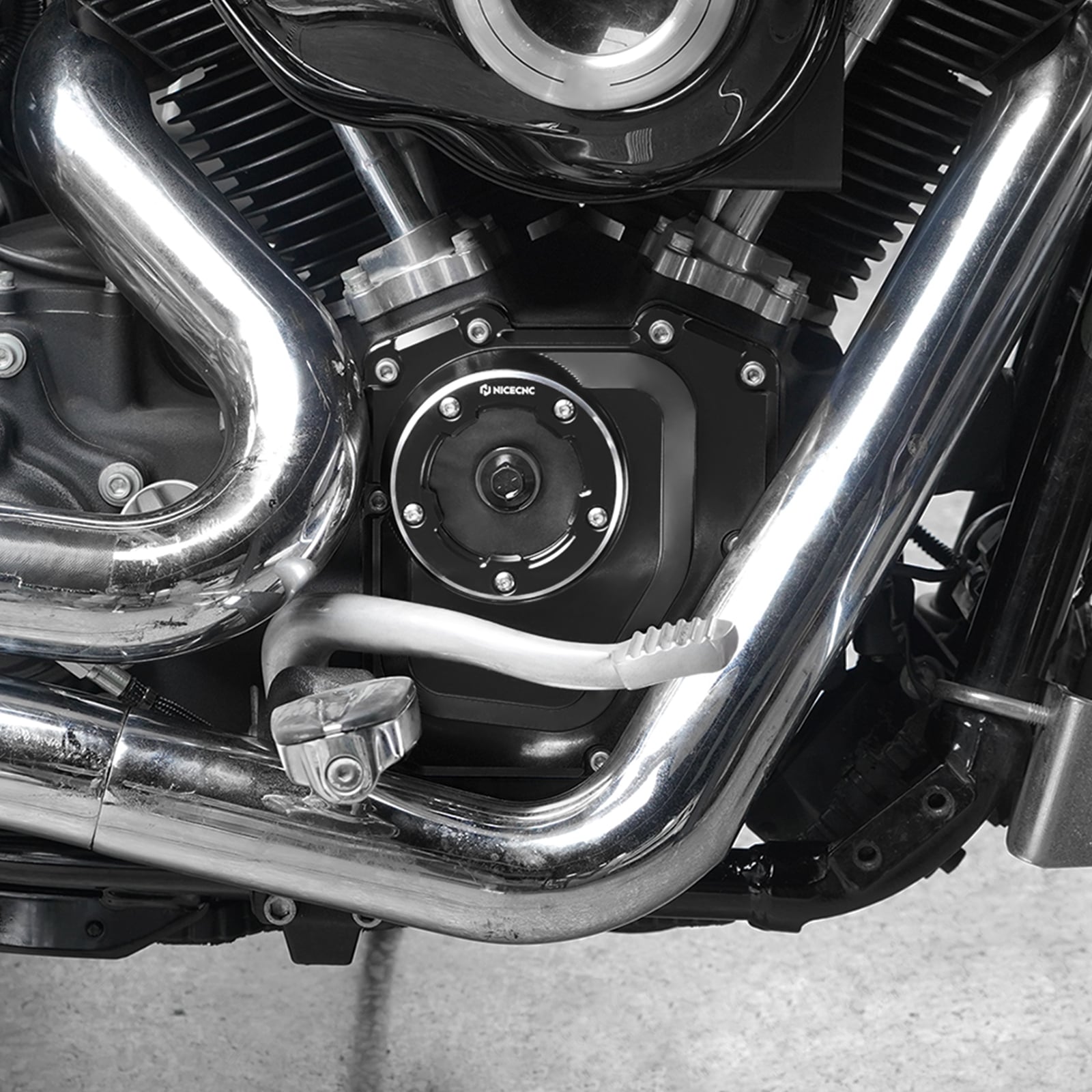 Transparent Cam Shaft Cover For Harley Road King 2001-2016 Dyna / Softail 2001-2017