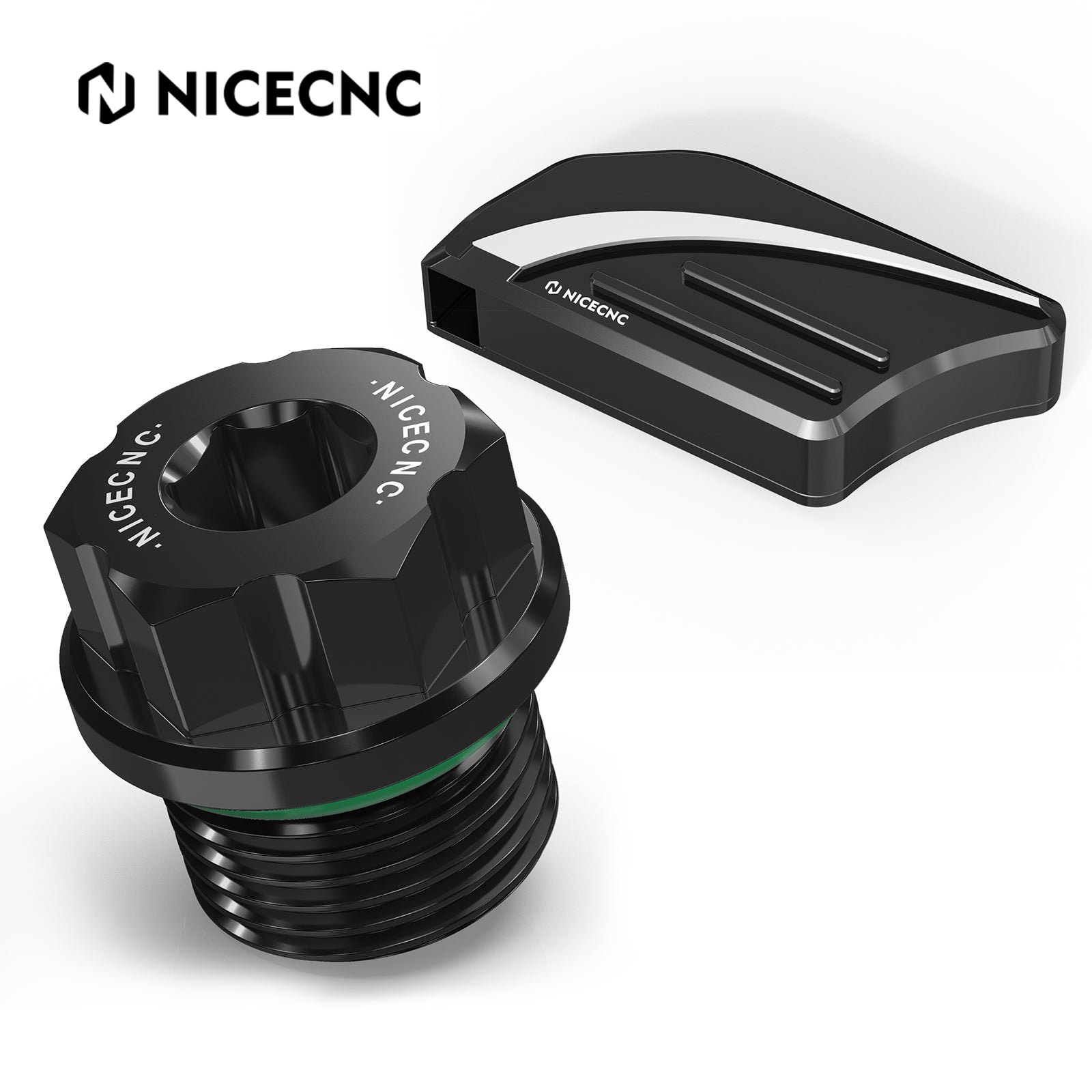 Rear Brake Pedal Extender & Front Differential Oil Fill Plug For Can-Am Ryker 600 900