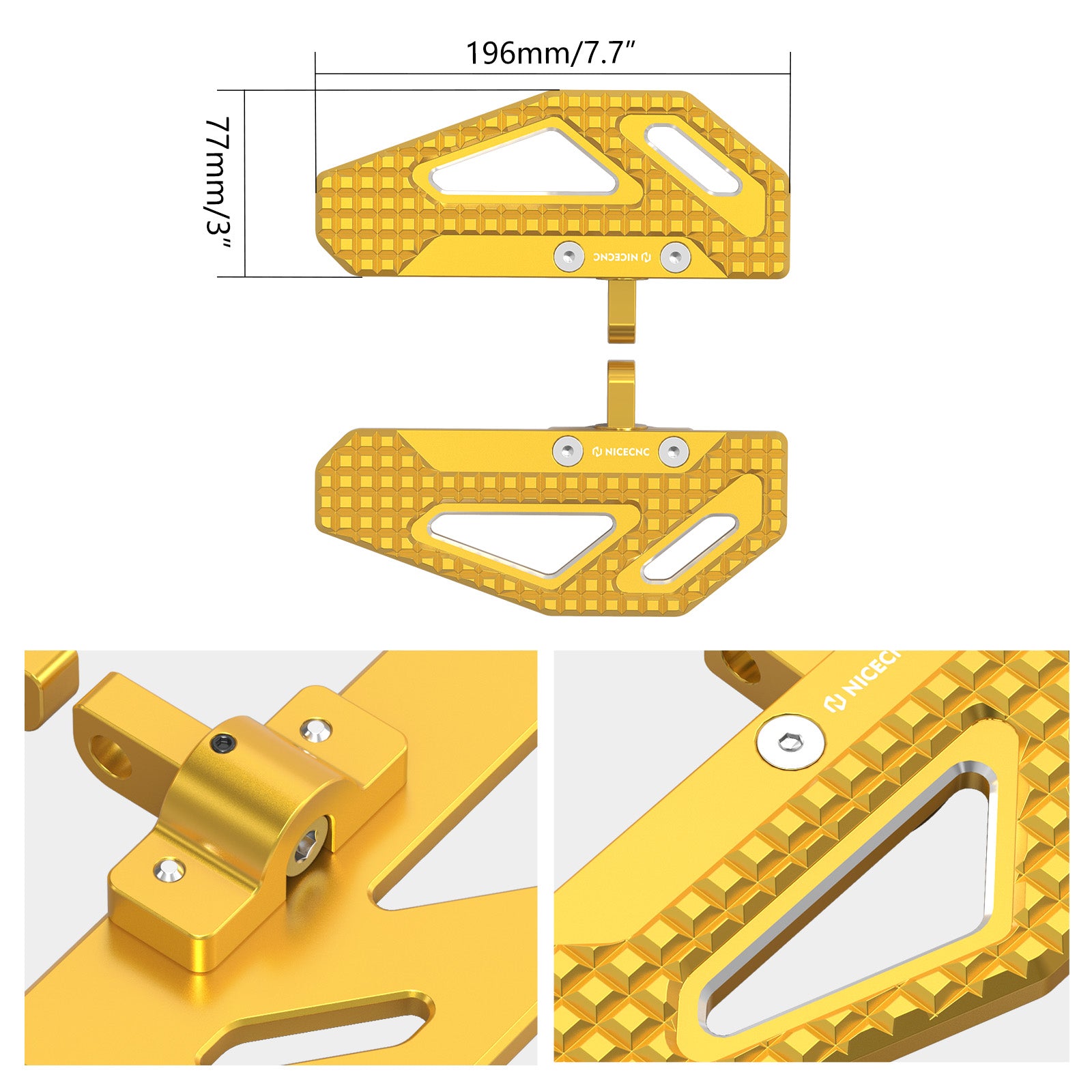 Rider Foot Pegs For Harley Dyna Low Rider Street Bob Super Glide Big V-twin Models