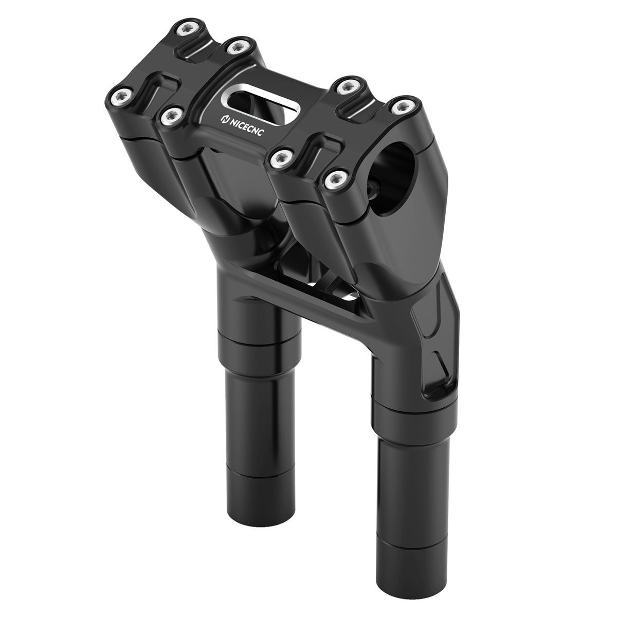 Modular Kickback Handlebar Risers Backward For Harley 1-1/8" Fat Bar