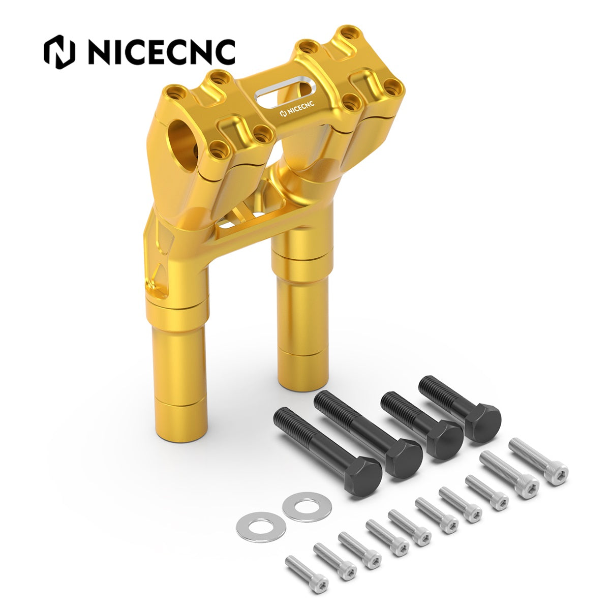 Modular Kickback Handlebar Risers Backward For Harley 1-1/8" Fat Bar