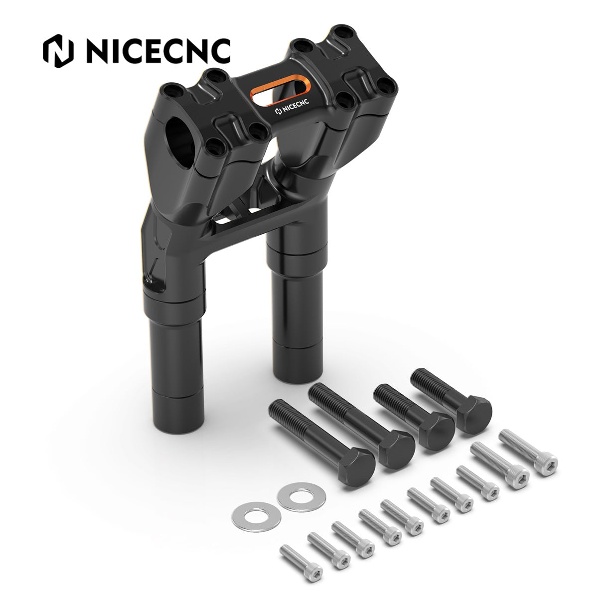 Modular Kickback Handlebar Risers Backward For Harley 1-1/8" Fat Bar