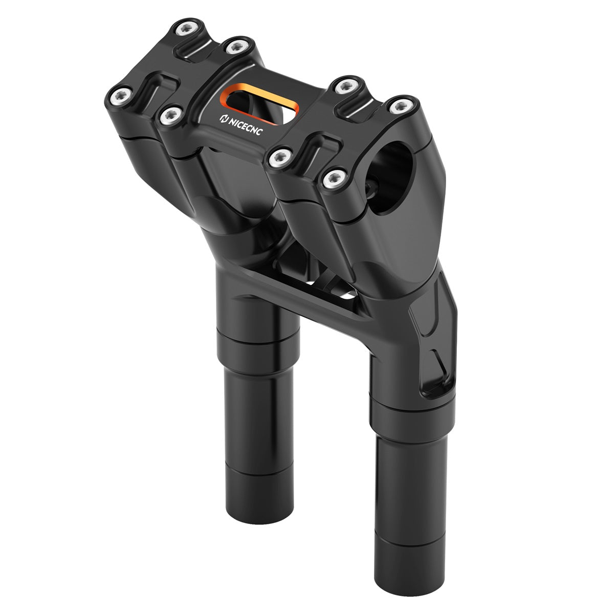 Modular Kickback Handlebar Risers Backward For Harley 1-1/8" Fat Bar