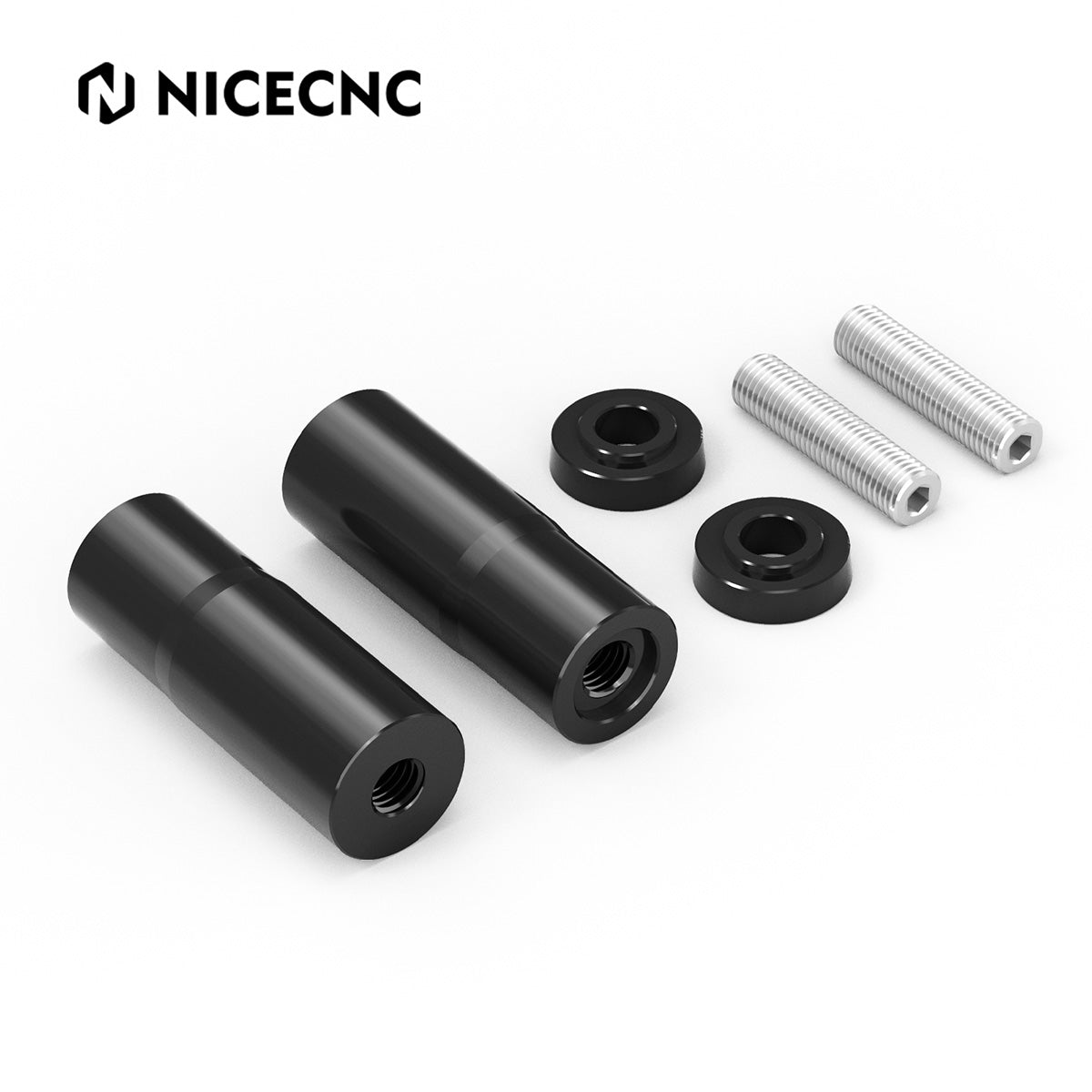 Modular Kickback Handlebar Risers Backward For Harley 1-1/8" Fat Bar