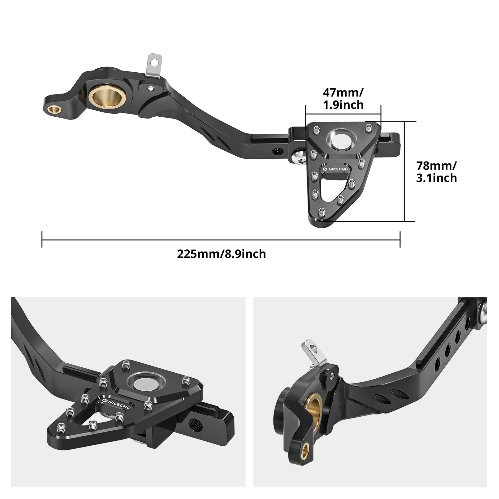 Adjustable Rear Brake Lever Pedal For BMW R1200GS R1250GS