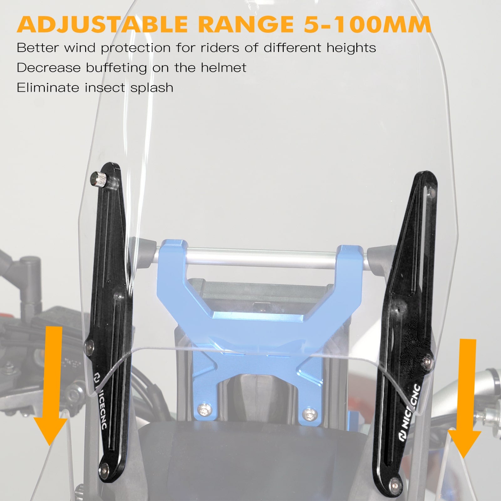 Anti-Vibration Bracket Dash Stabilizer For Yamaha Tenere 700 /XTZ700 2019-2023