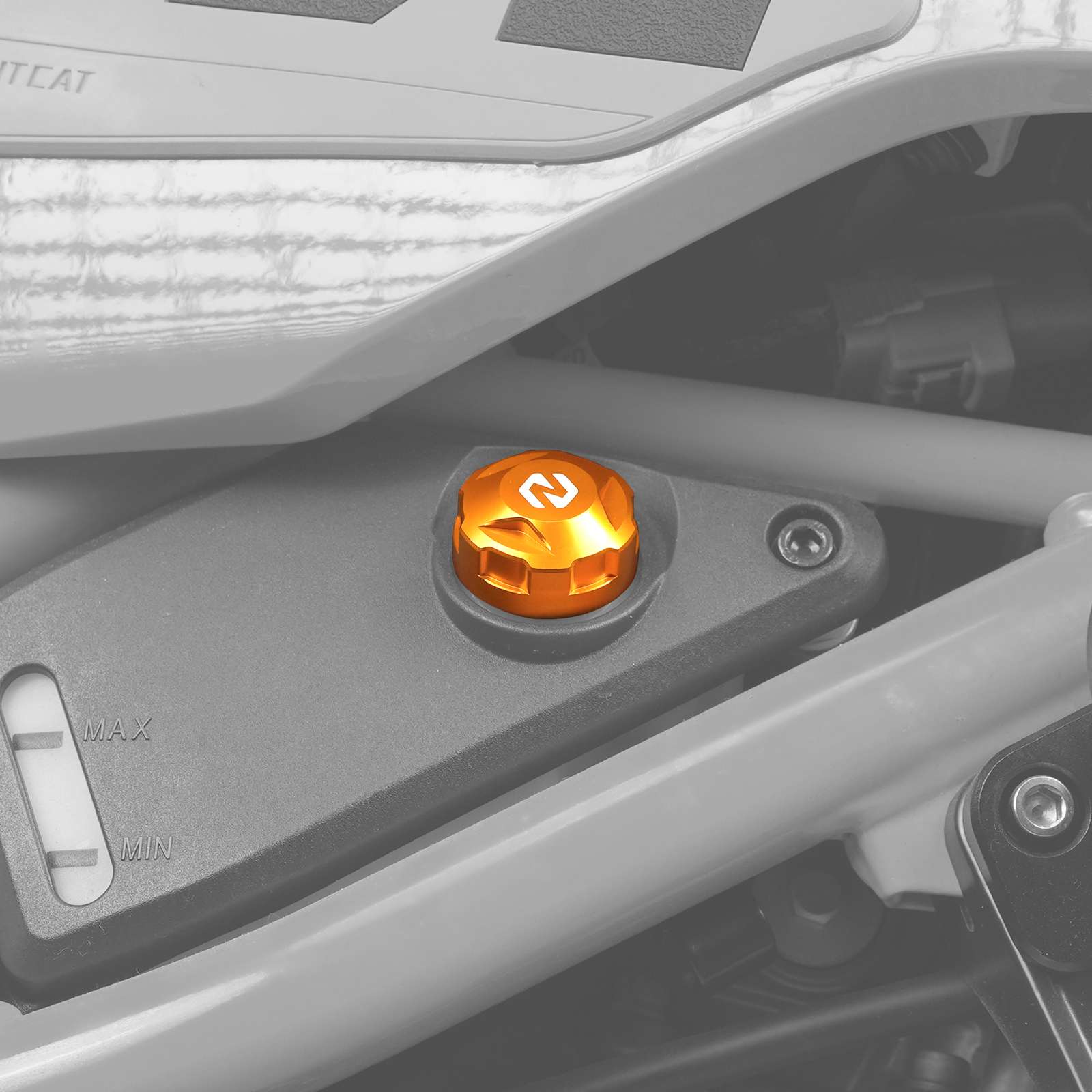 Reservoir Cover Cooling Liquid Bottle Cap with Gasket For KTM 390 / 250 / 125 Duke 2024