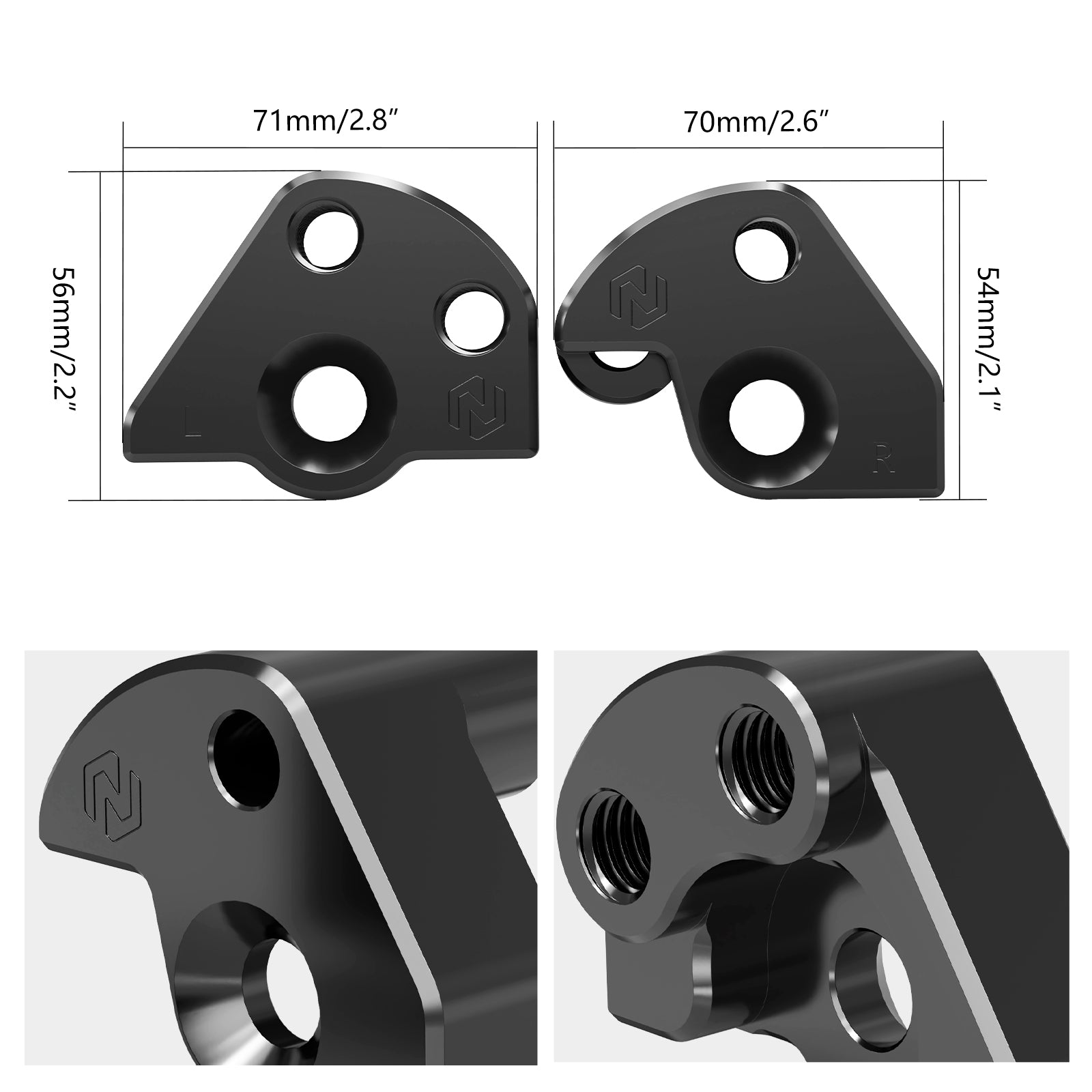 2-Position Rear Lift Kit For Harley Dyna Street Bob Super Glide Low Rider 2006–2017