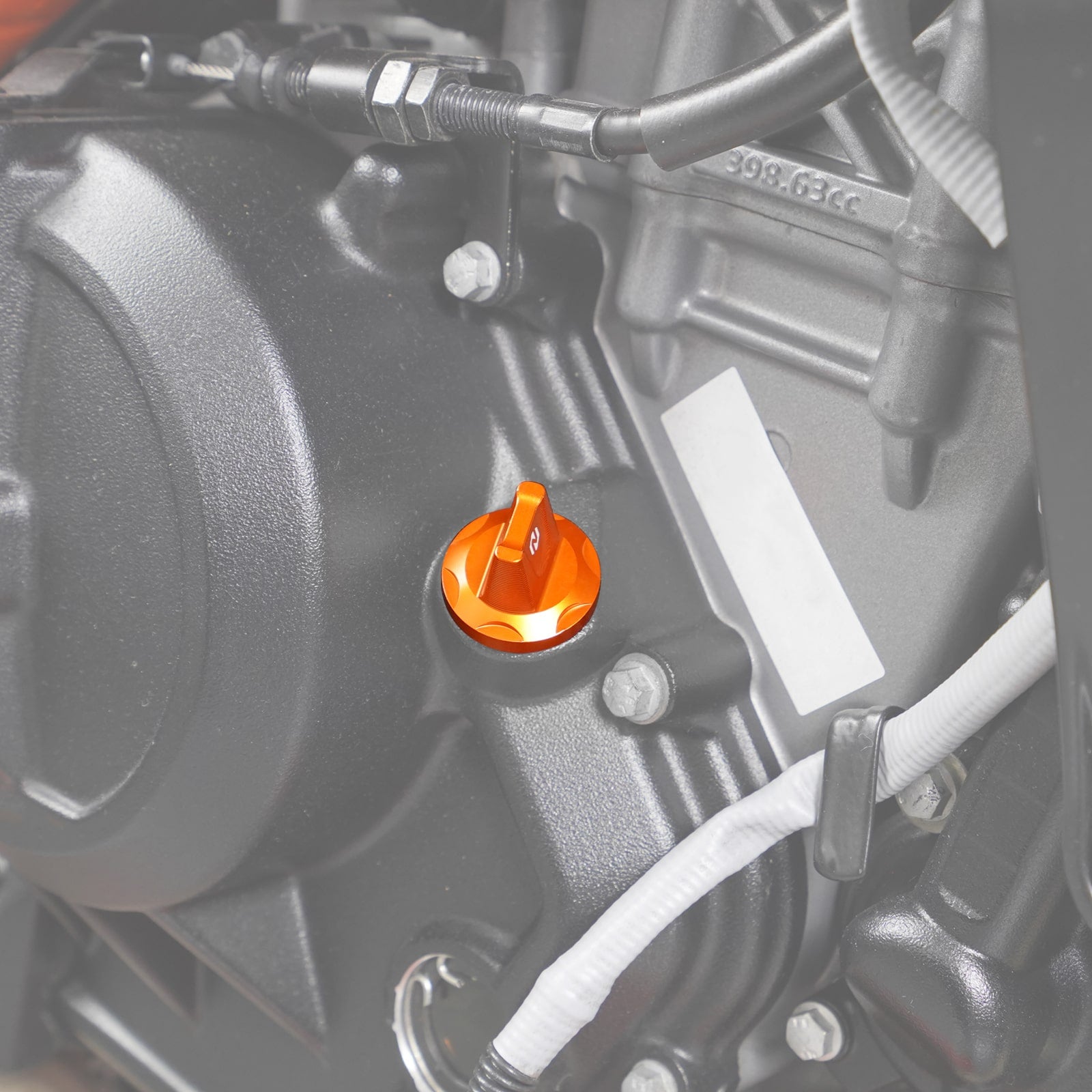 Oil Filler Plug Cover Cap with O-ring For KTM 390 250 125 Duke 2024