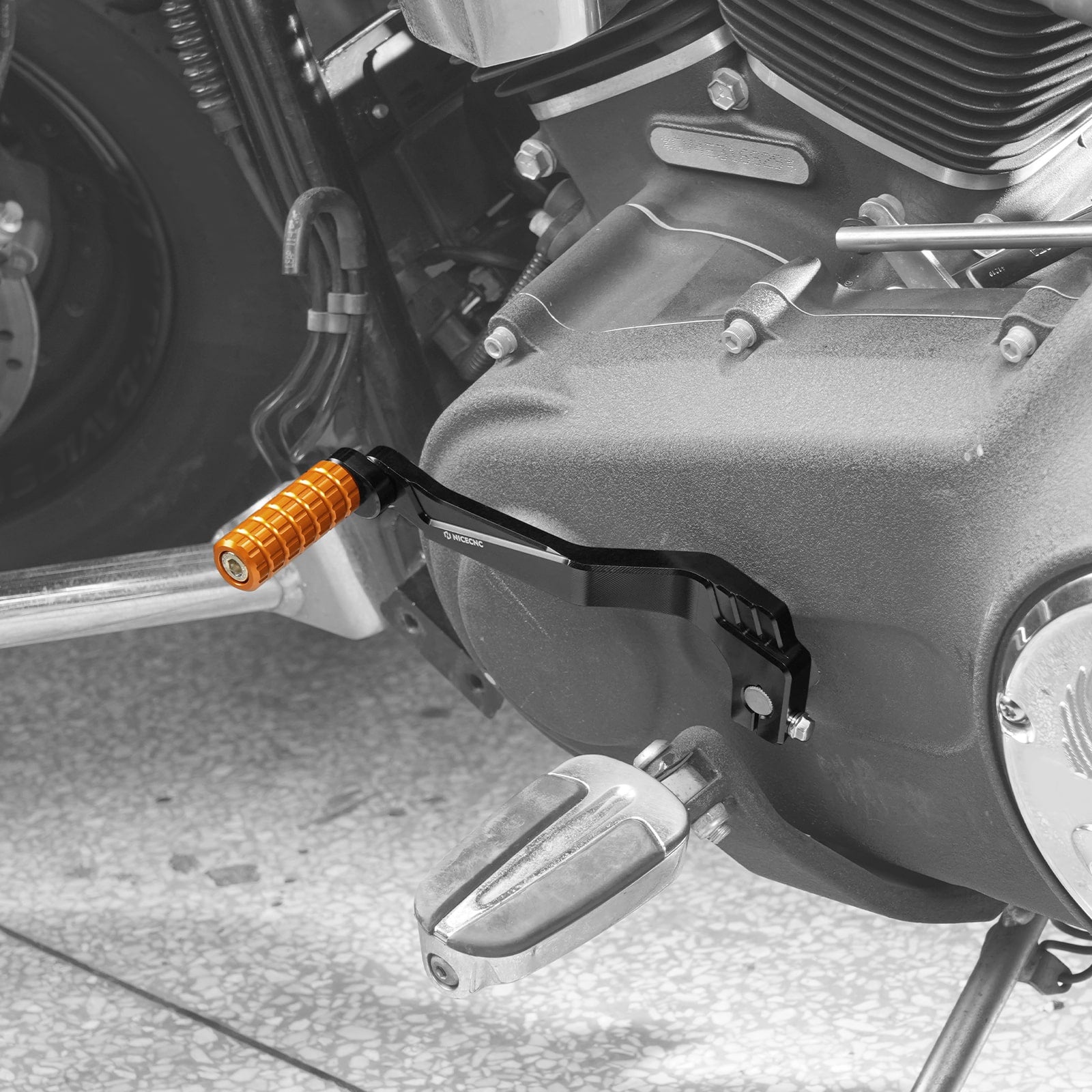 Mid Controls Shift Lever For Harley Dyna Low Rider Street Bob