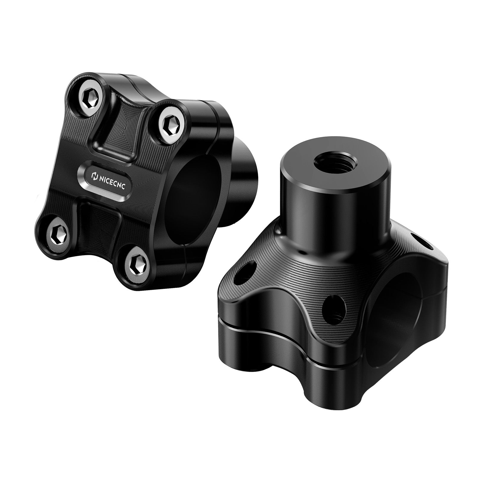 2" Handlebar Risers For Harley Dyna Low Rider Street Bob Super Glide 1.25" Bar