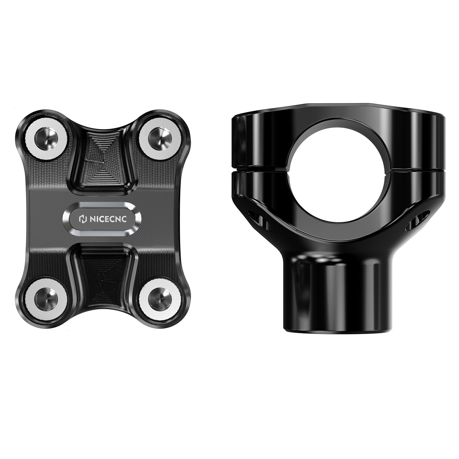 2" Handlebar Risers For Harley Dyna Low Rider Street Bob Super Glide 1.25" Bar