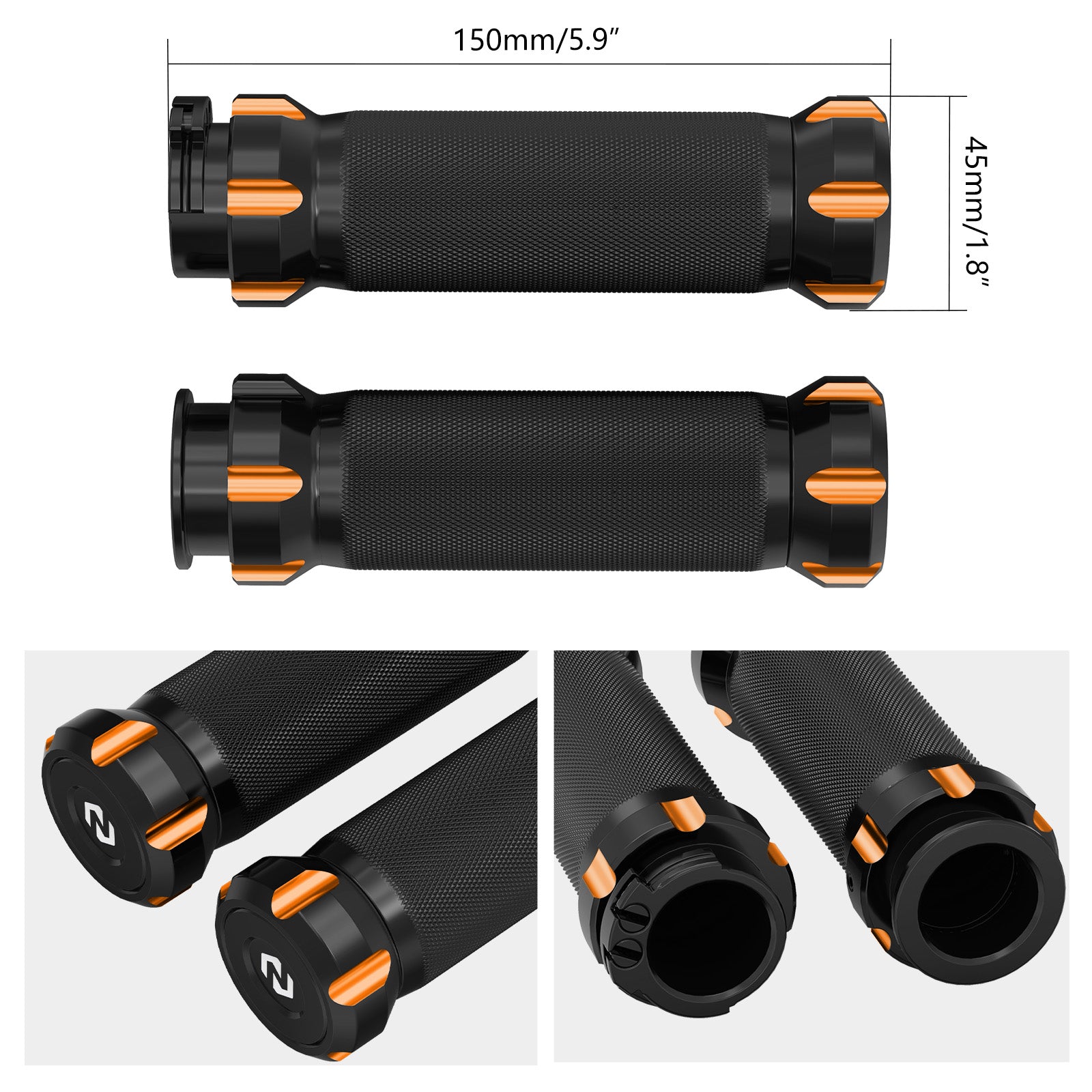 Handlebar Grips For Harley Dyna 1996-2017 Touring 1996-2007