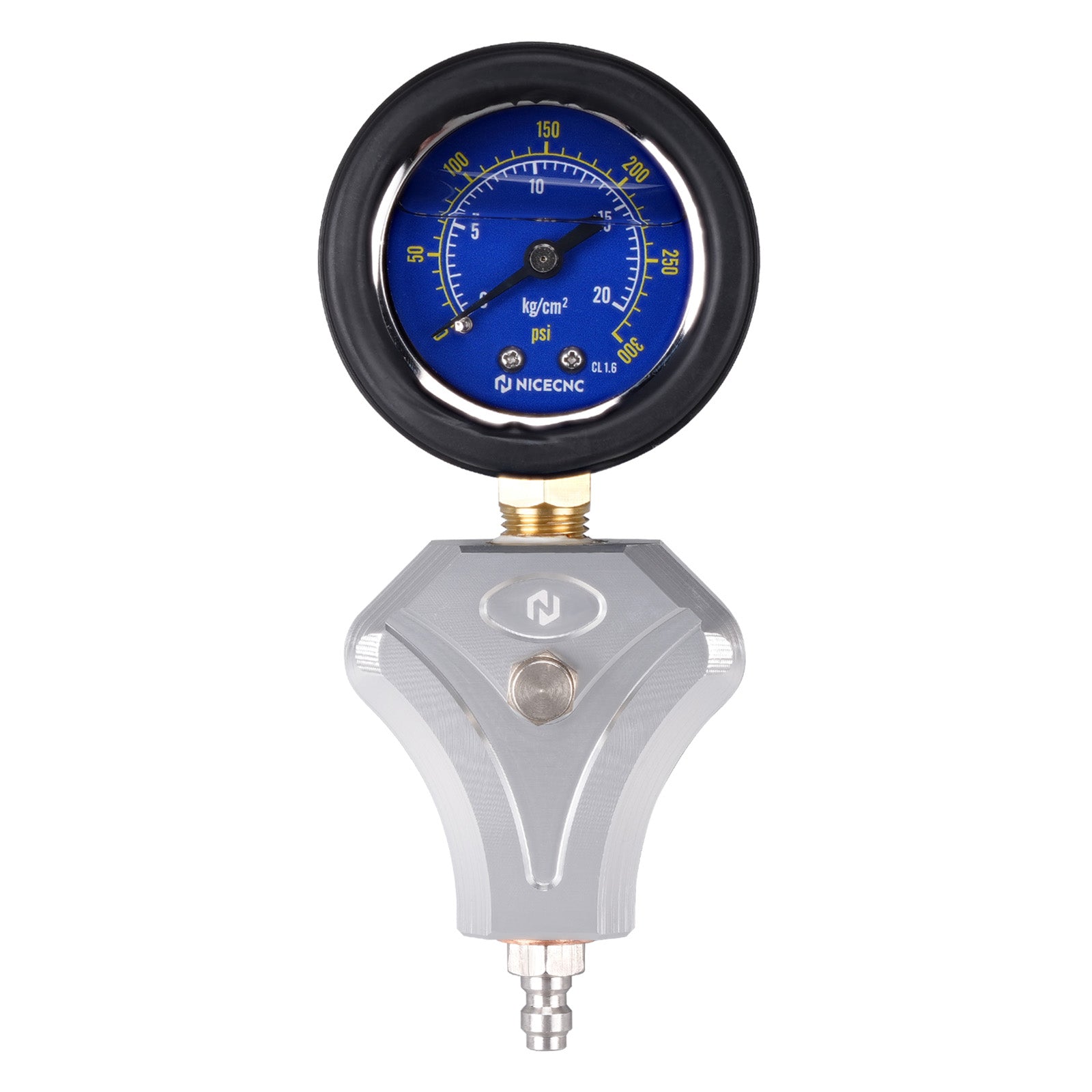 Engine Compression Tester with 10 12 14 mm Adapters For Motorcycle ATV