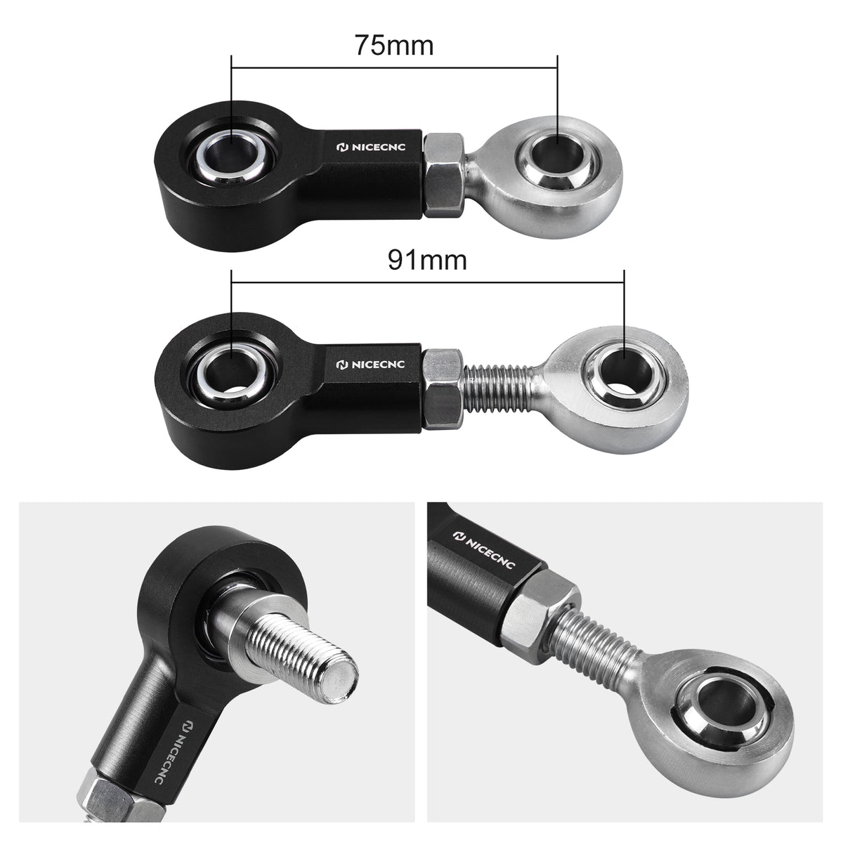 Adjustable Front Sway Bar Stabilizer End Link Kit For Can-Am X3 19-23