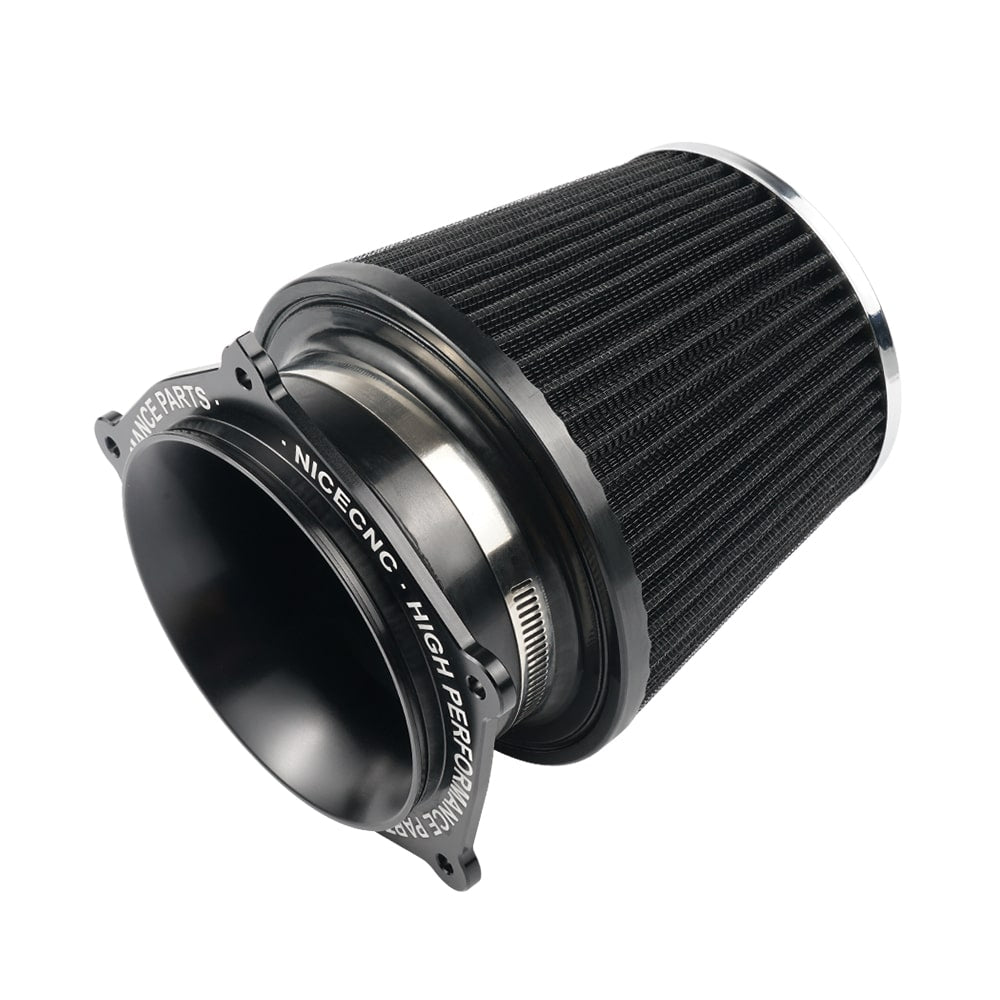 High Flow ATV Air Filter Intake w/ Adapter Kit For Yamaha YFZ450R 2009-2024