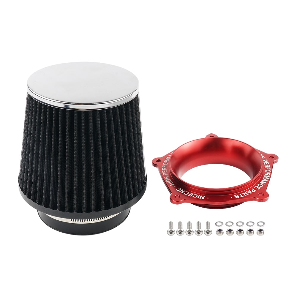 High Flow ATV Air Filter Intake w/ Adapter Kit For Yamaha YFZ450R 2009-2024